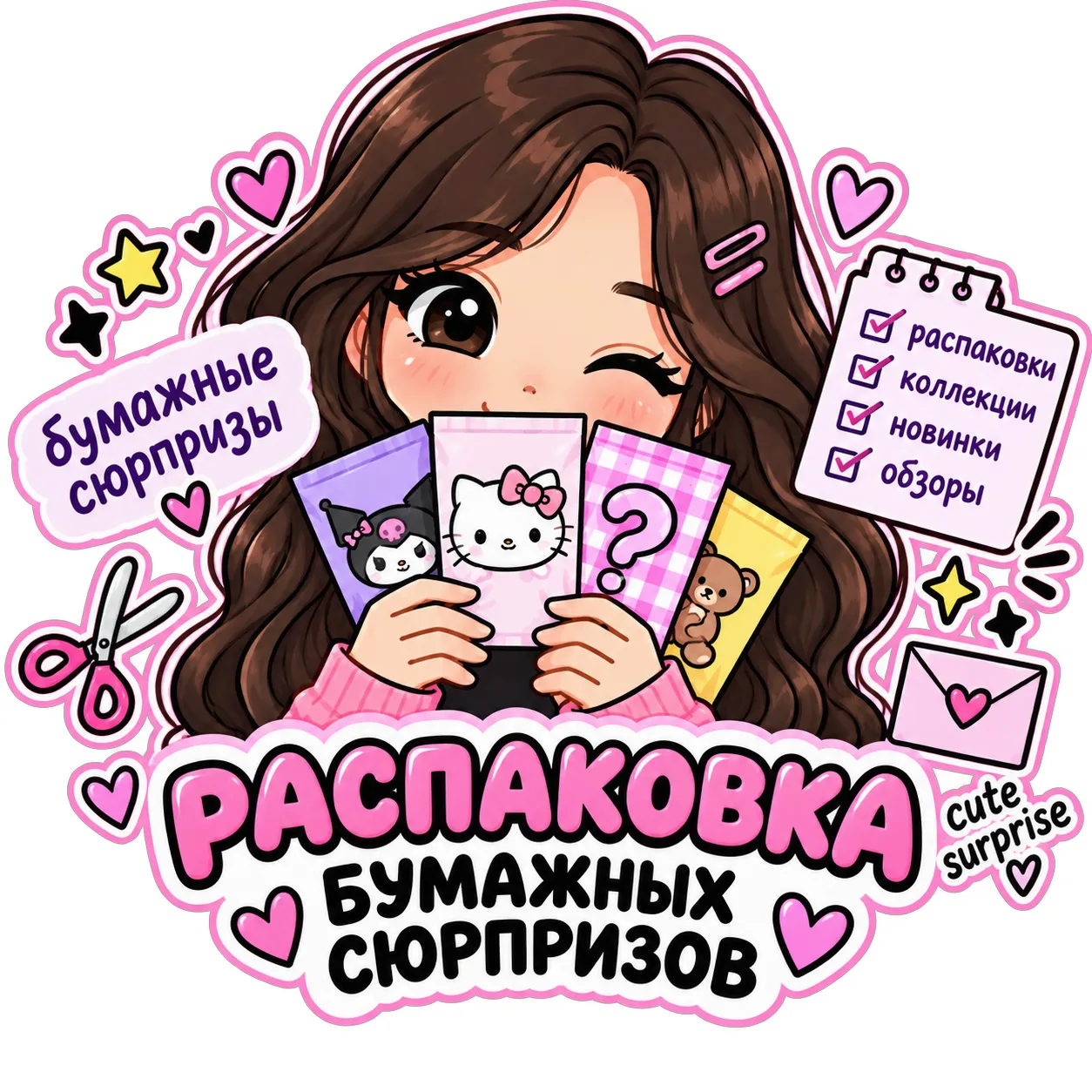 Распаковка бумажных сюрпризов — теперь в мах!