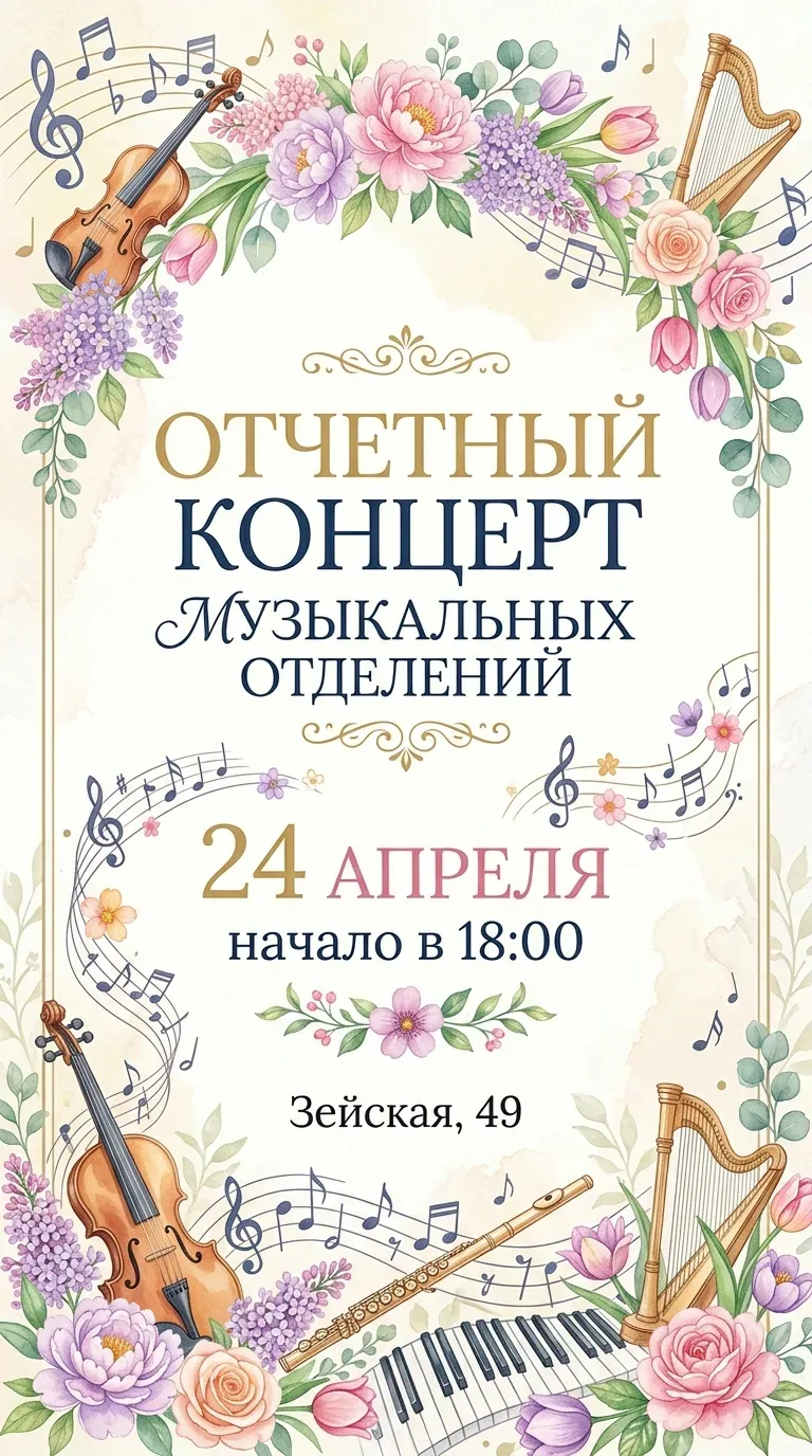 Дорогие зрители, мы вас очень ждём сегодня на нашем концерте!