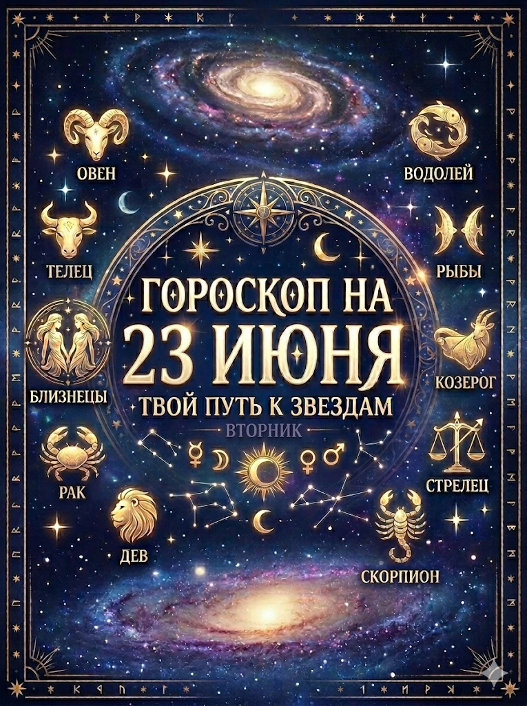 🌟 ГОРОСКОП НА 23 ИЮНЯ 🌟

💥 ОВЕН
Фокус внимания смещается на ваши карьерные вершины и долгосрочные