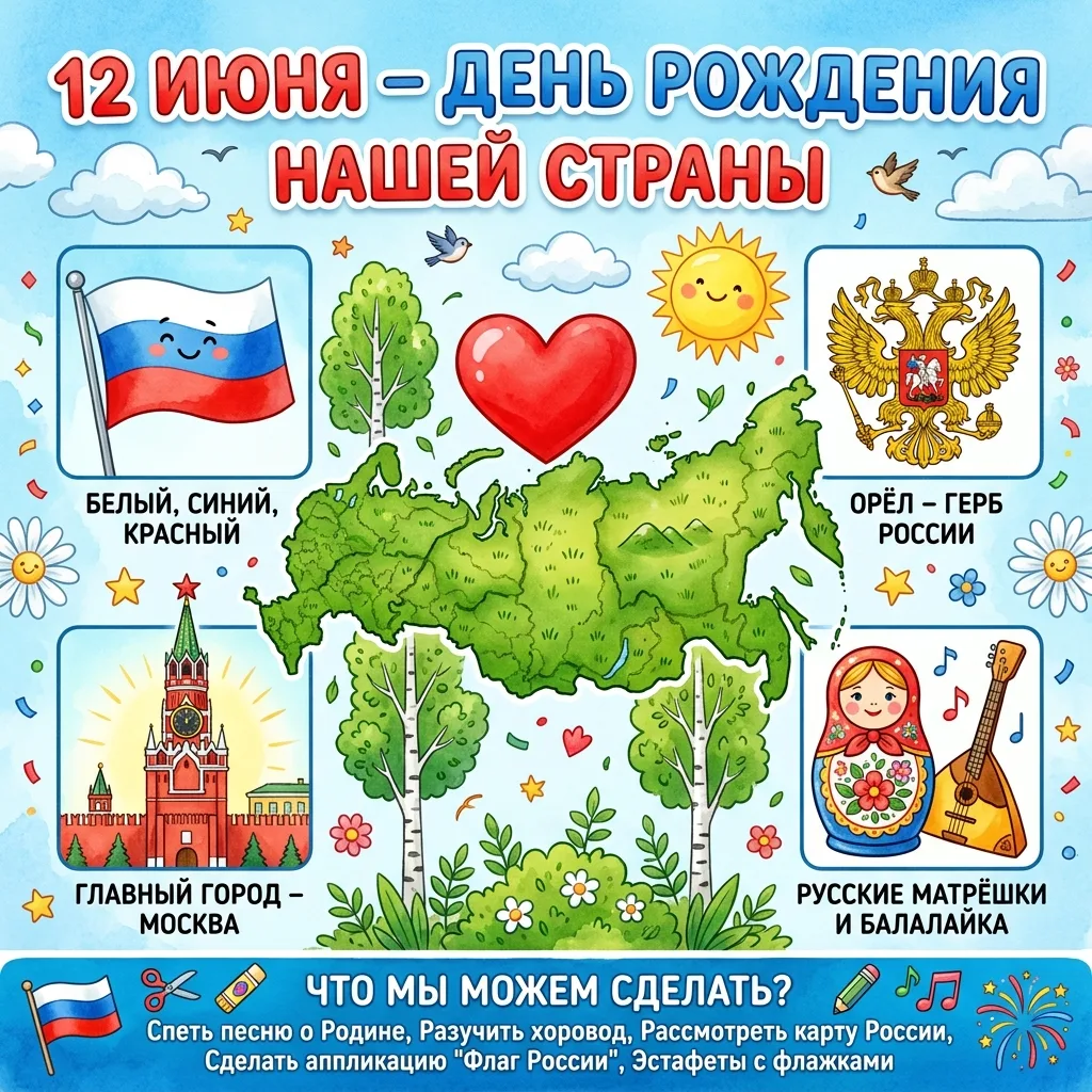Готовимся к Дню России! 🇷🇺