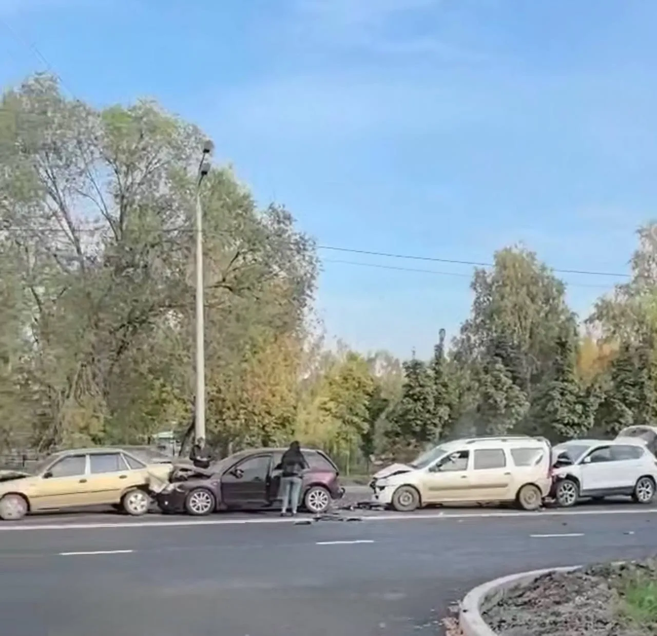 🚔Сибирский тракт ДТП паровозик