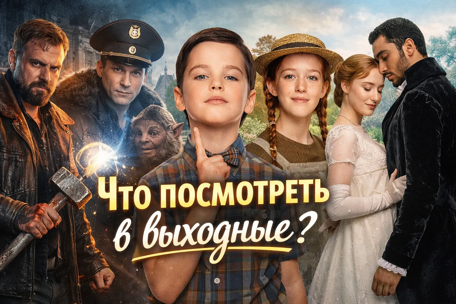 🎬 Что посмотреть на выходных? Собрали для вас топовую подборку на любой вкус!  От свежих российских 