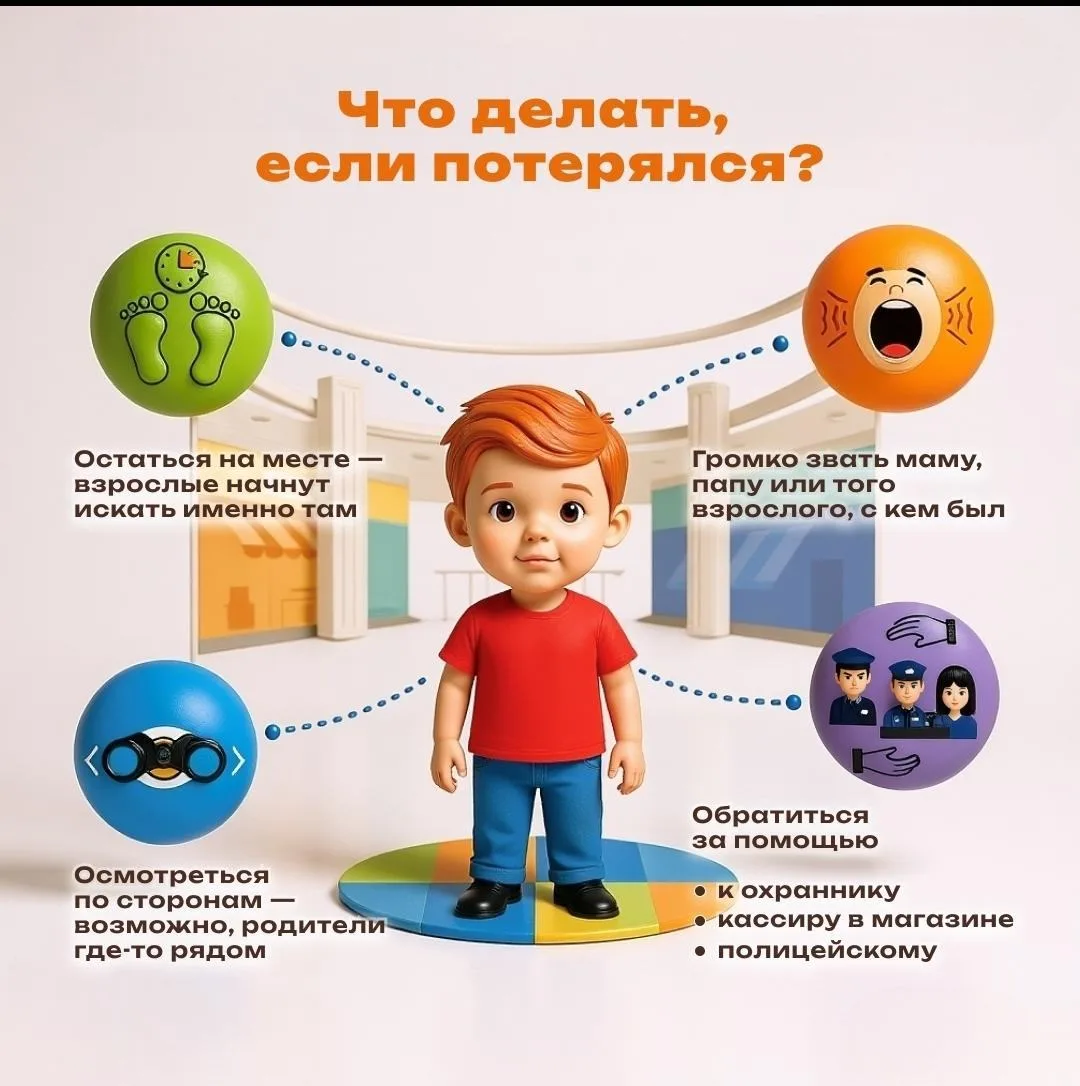 Что делать, если потерялся!  Дорогие, мамы и папы! Наши дети никогда не ответят на этот вопрос, если