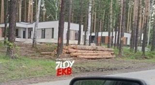 На улице Уткинская в частом секторе 7 ключей , где год или 2 года назад вырубили сосны ...