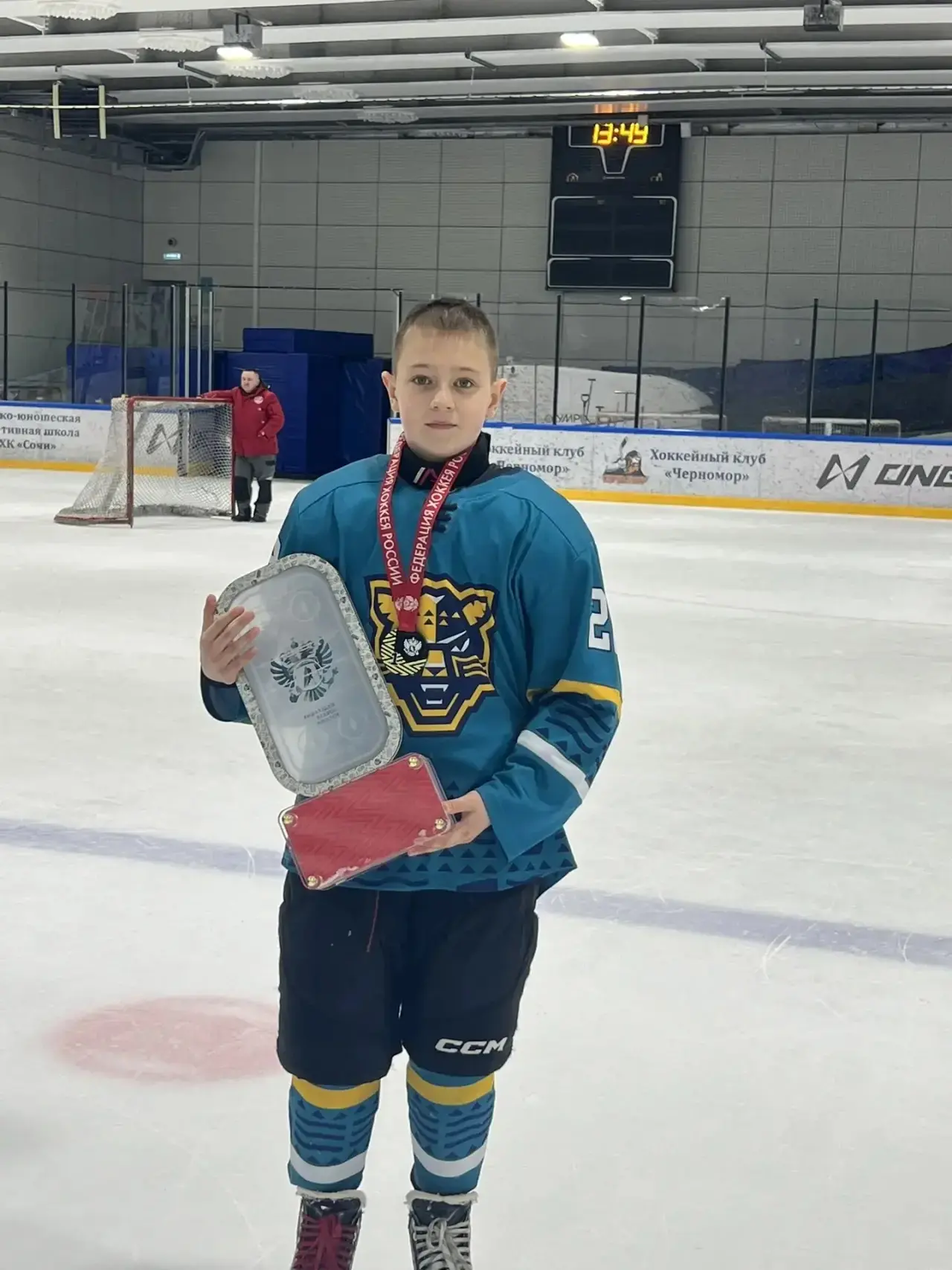 🥳Поздравляем Дмитрия Евлампиева и команду ХК «Сочи»! 🏒🎉  👏5 апреля в Сириусе завершился Финальный эт