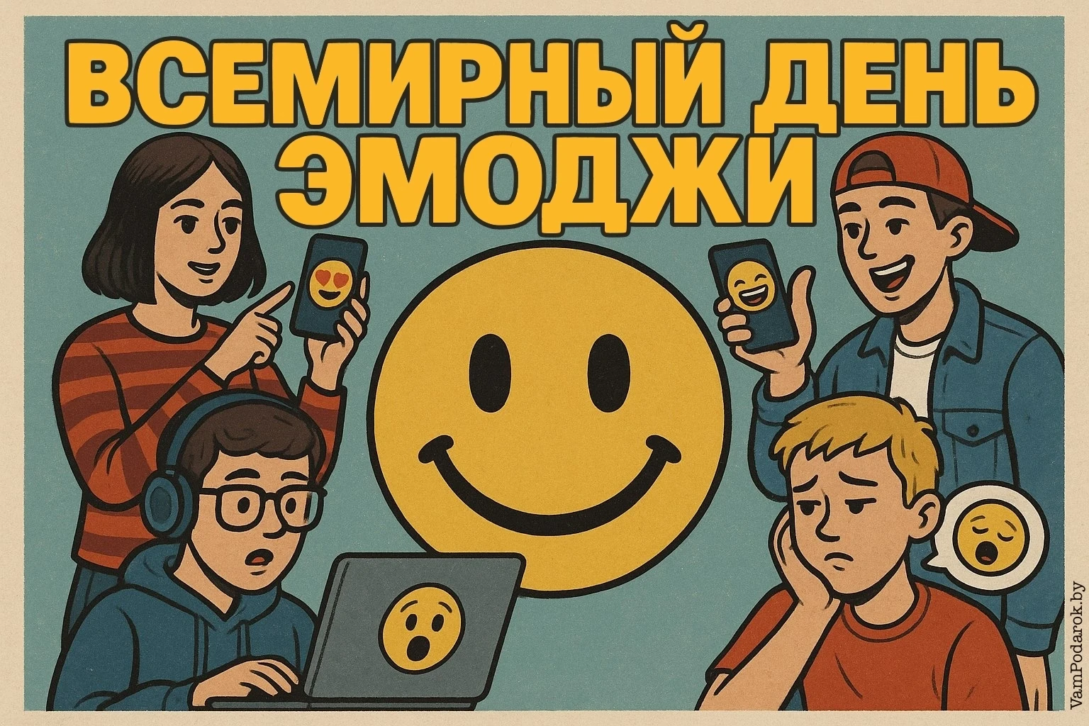17 июля - Всемирный день эмодзи))) Это праздник, посвящённый пиктограммам, идеограммам и смайликам, 