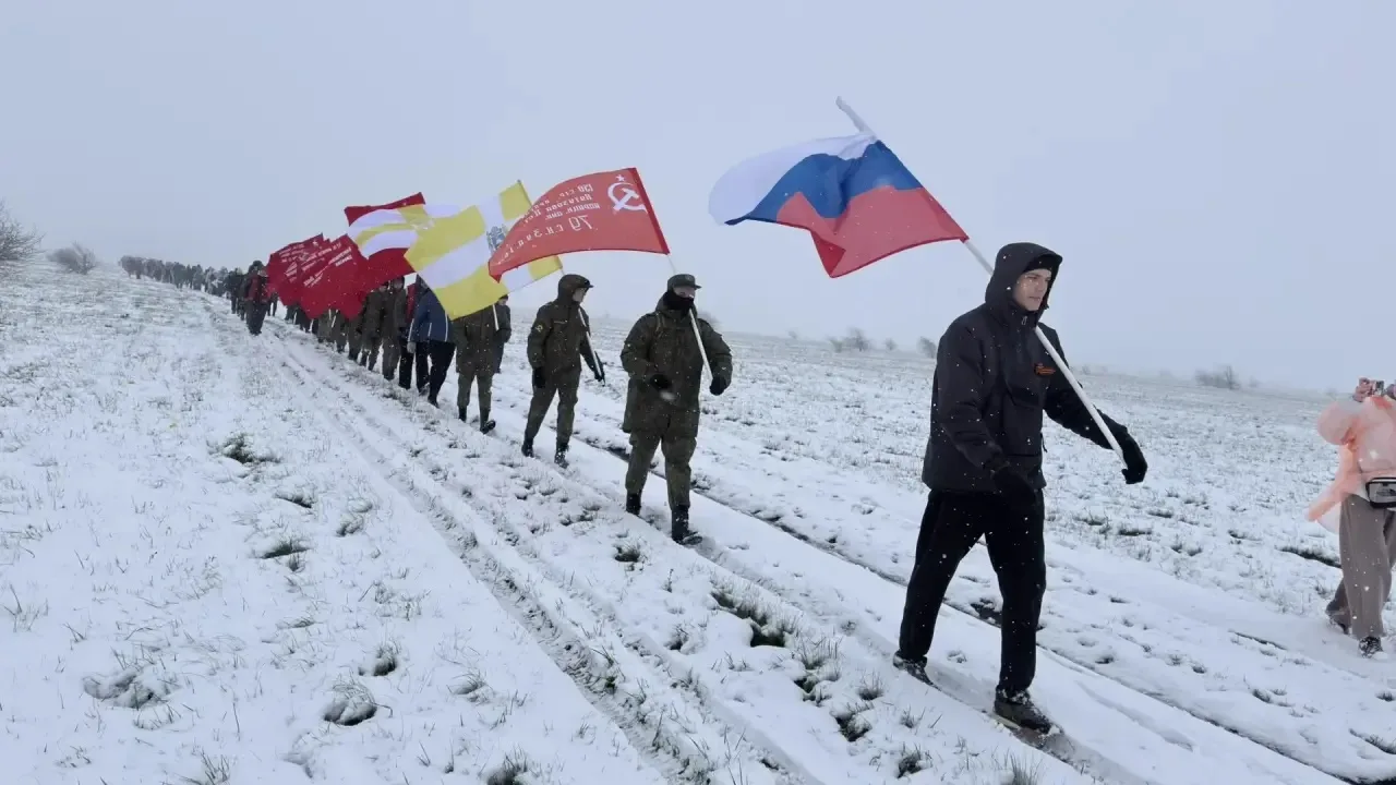 Представители Ставропольского филиала МПГУ приняли участие в памятном восхождении «Вперёд к Победе» 