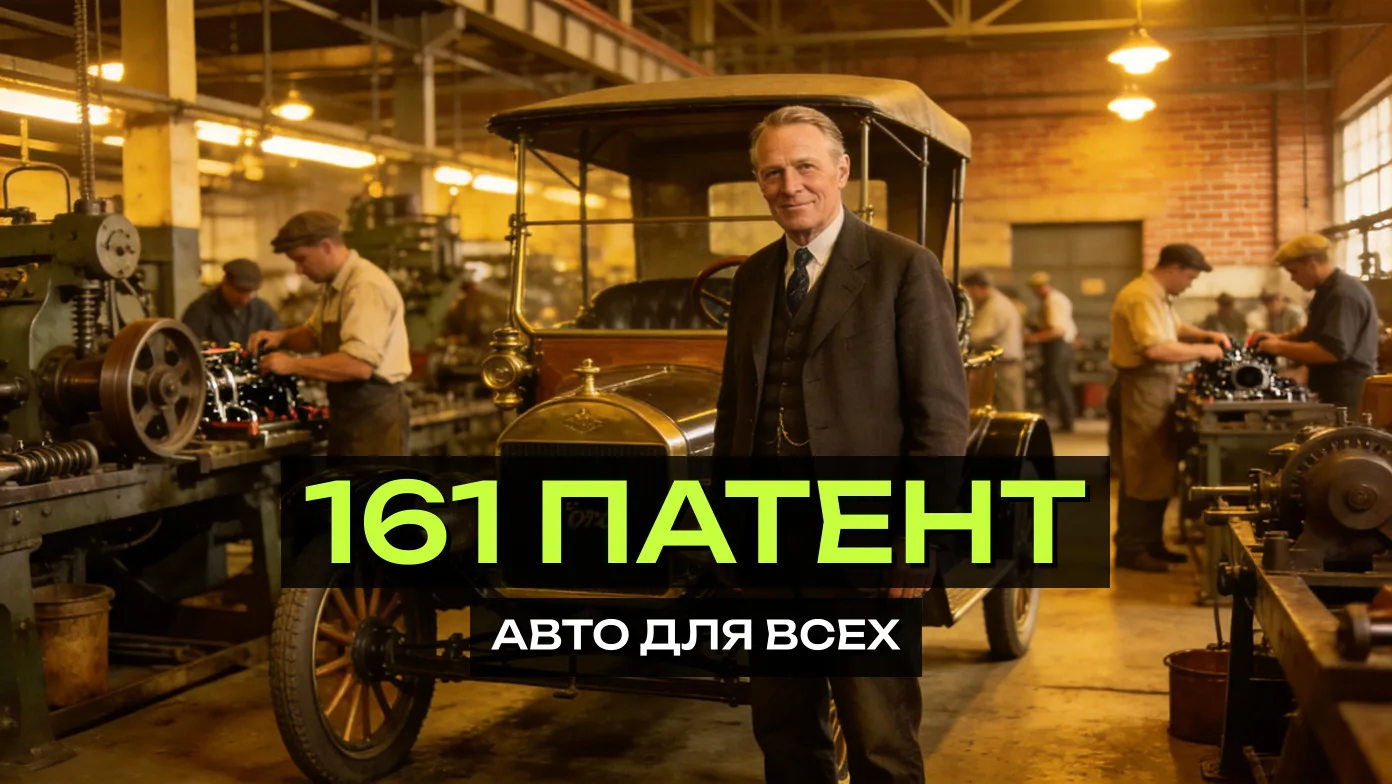 «Автомобиль для всех» — это не рекламная фраза из ленты. Это буквальный лозунг Генри Фо...