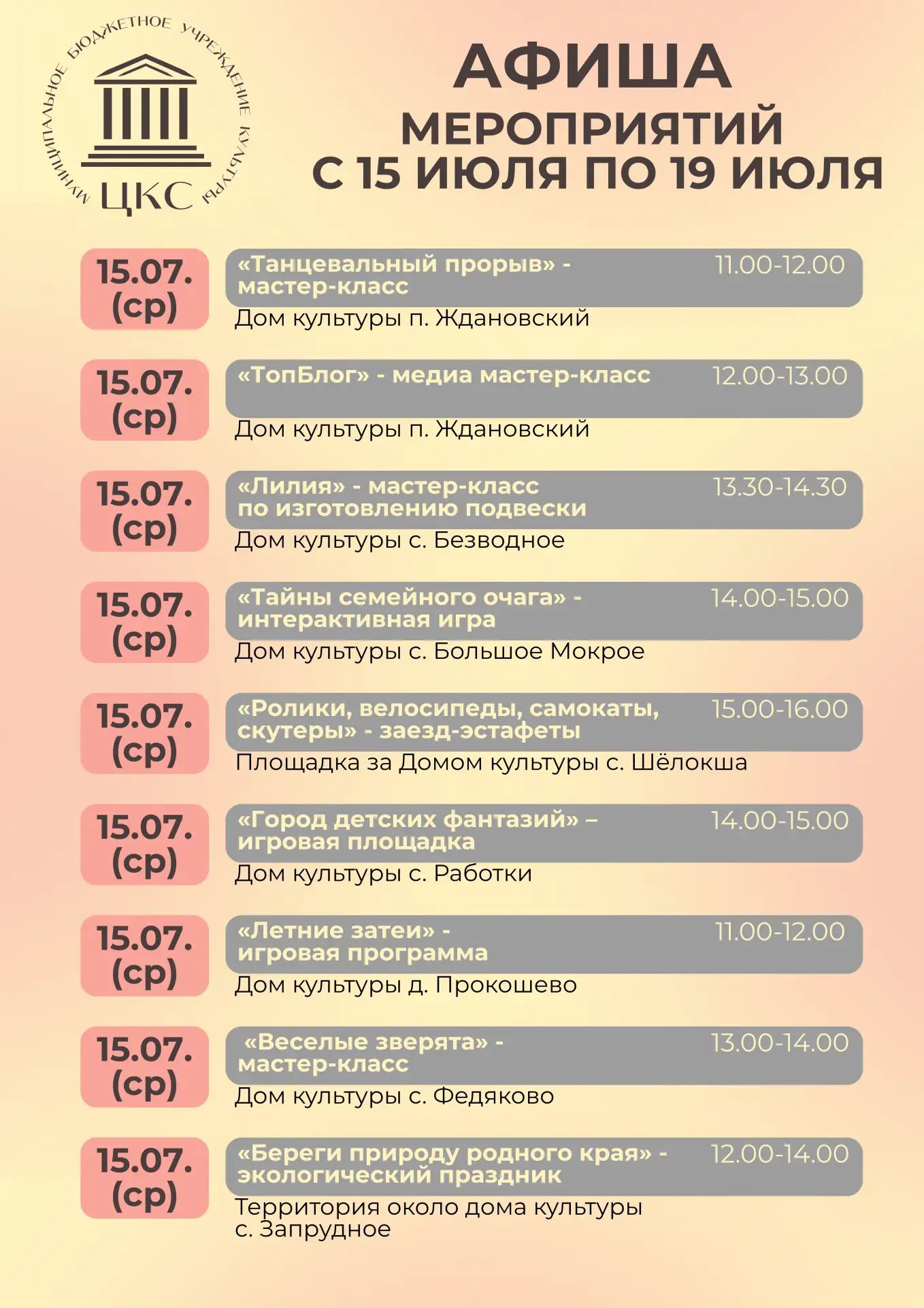 Медиа публикации