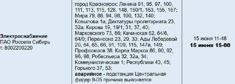 Из‑за аварии: свет пропал в центре Красноярска

Не работают светофоры на нескольких улицах, при этом