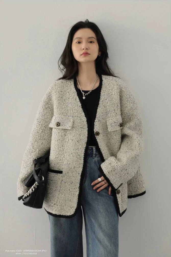 На скидках у Chic Ven роскошный шерстяной жакет 🖤