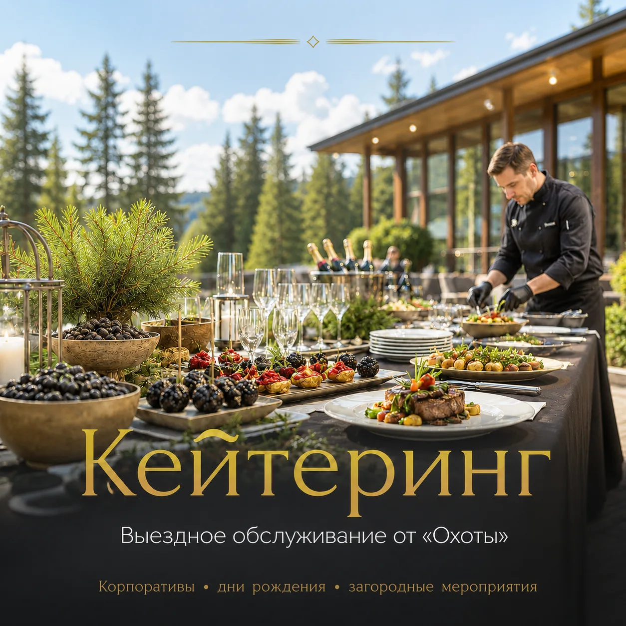 Кейтеринг от «Охоты»