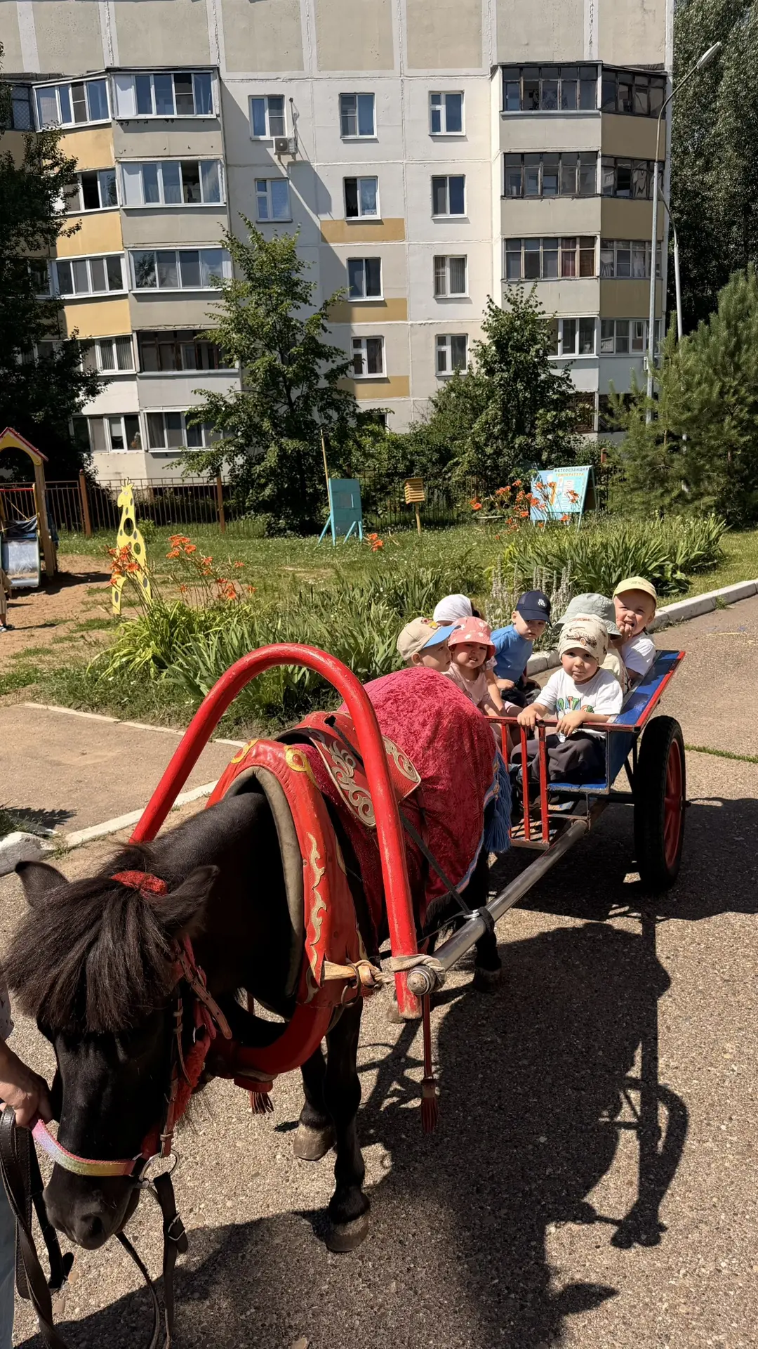 К нам в гости Пони приходила🐴Такая радость для детишек😍😍😍