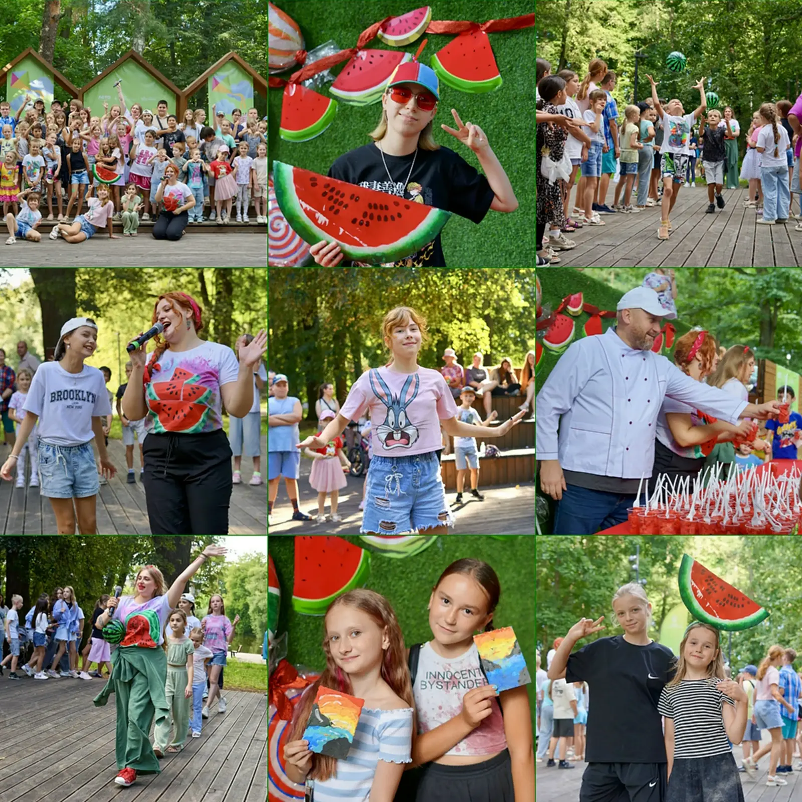 День арбуза в Свердловском парке прошёл ярко и весело — парк буквально наполнился смехо...
