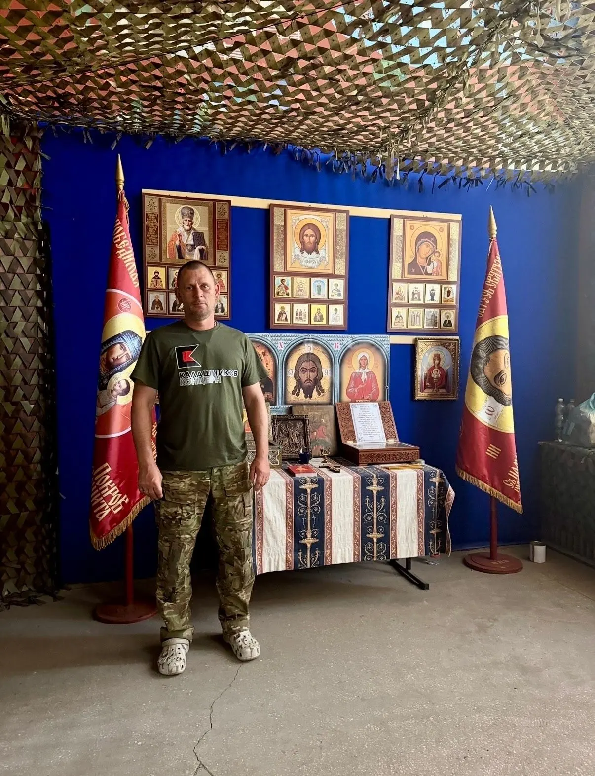 участник волонтерского движения «Крепкий Тыл» Николай Р.