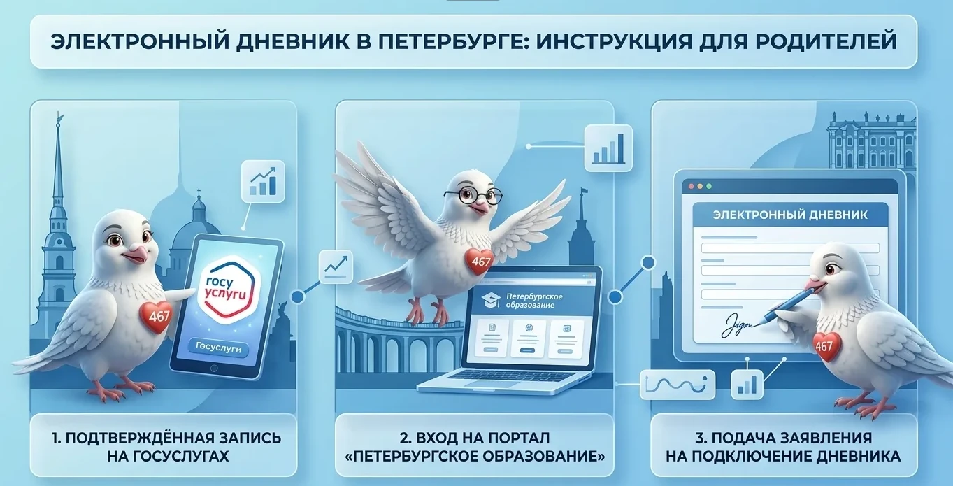 Электронный дневник в Петербурге: инструкция для родителей