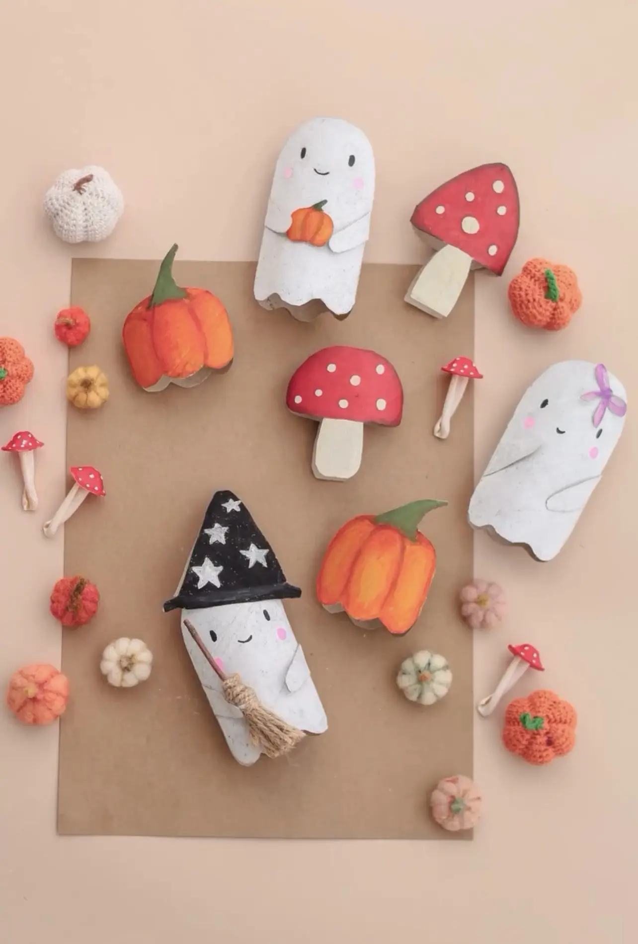 Милые поделки из втулки🍂