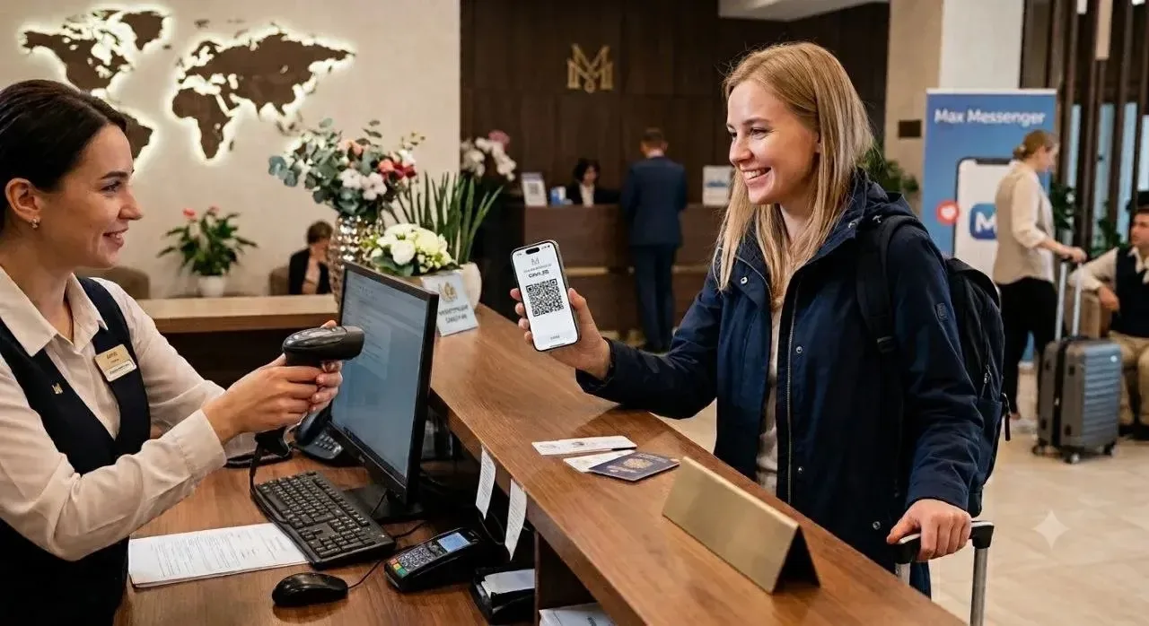 🏨Заселение в гостиницу за минуту: новый сервис «Макс» заработал в порядка 70 регионах ...