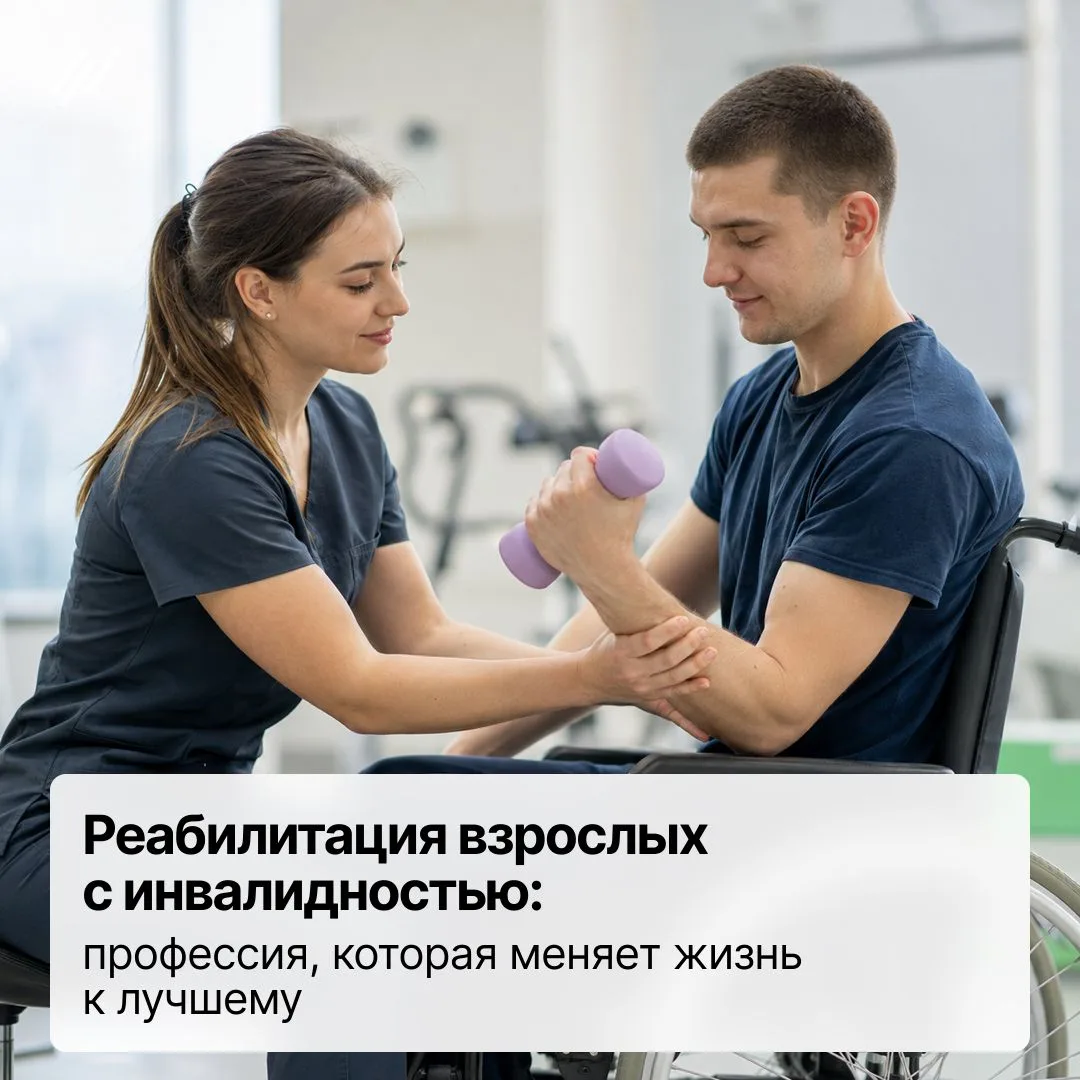 ☘Реабилитация взрослых с инвалидностью: профессия, которая меняет жизнь к лучшему