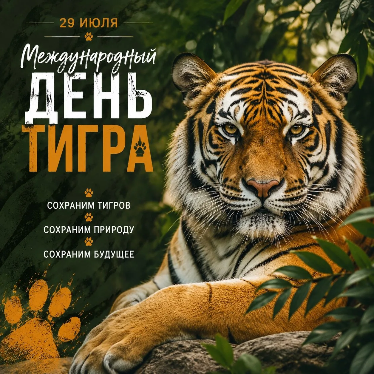 29 июля, весь мир отмечает Международный день тигра (World Tiger Day). Этот праздник бы...