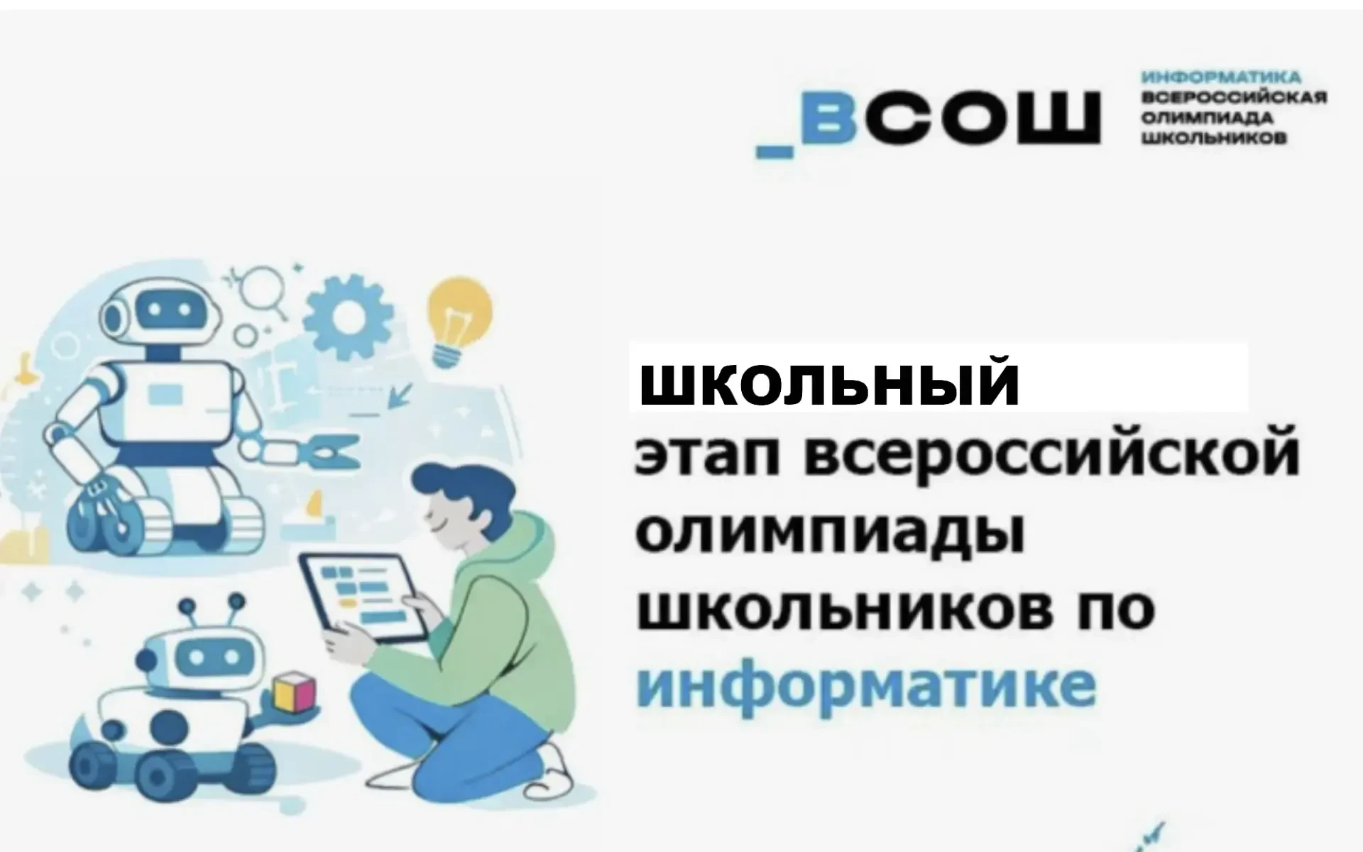 Запись на бюджетный курс "Подготовка к ВСОШ по информатике (профиль: робототехника, программирование