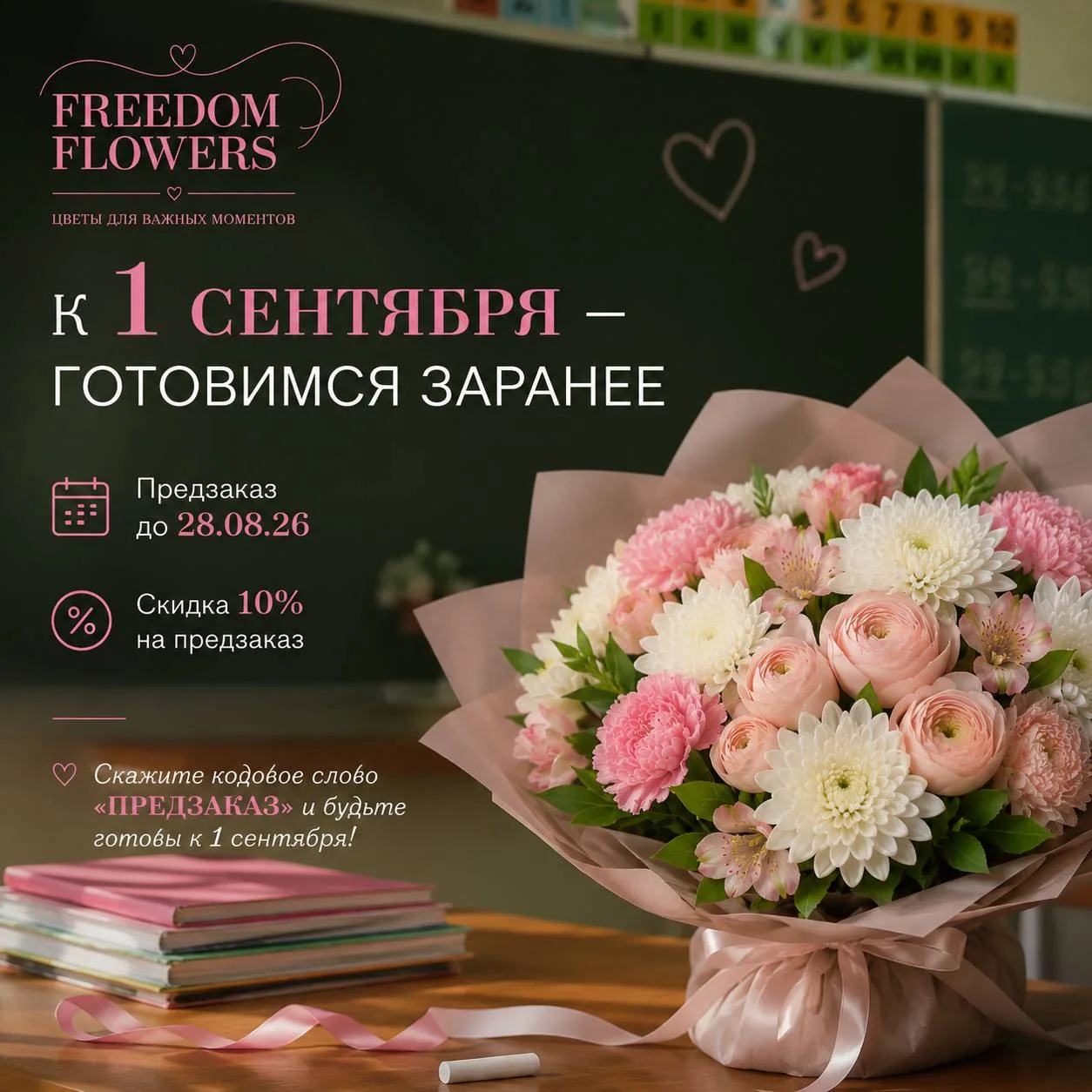 К 1 СЕНТЯБРЯ — ГОТОВИМСЯ ЗАРАНЕЕ 💐