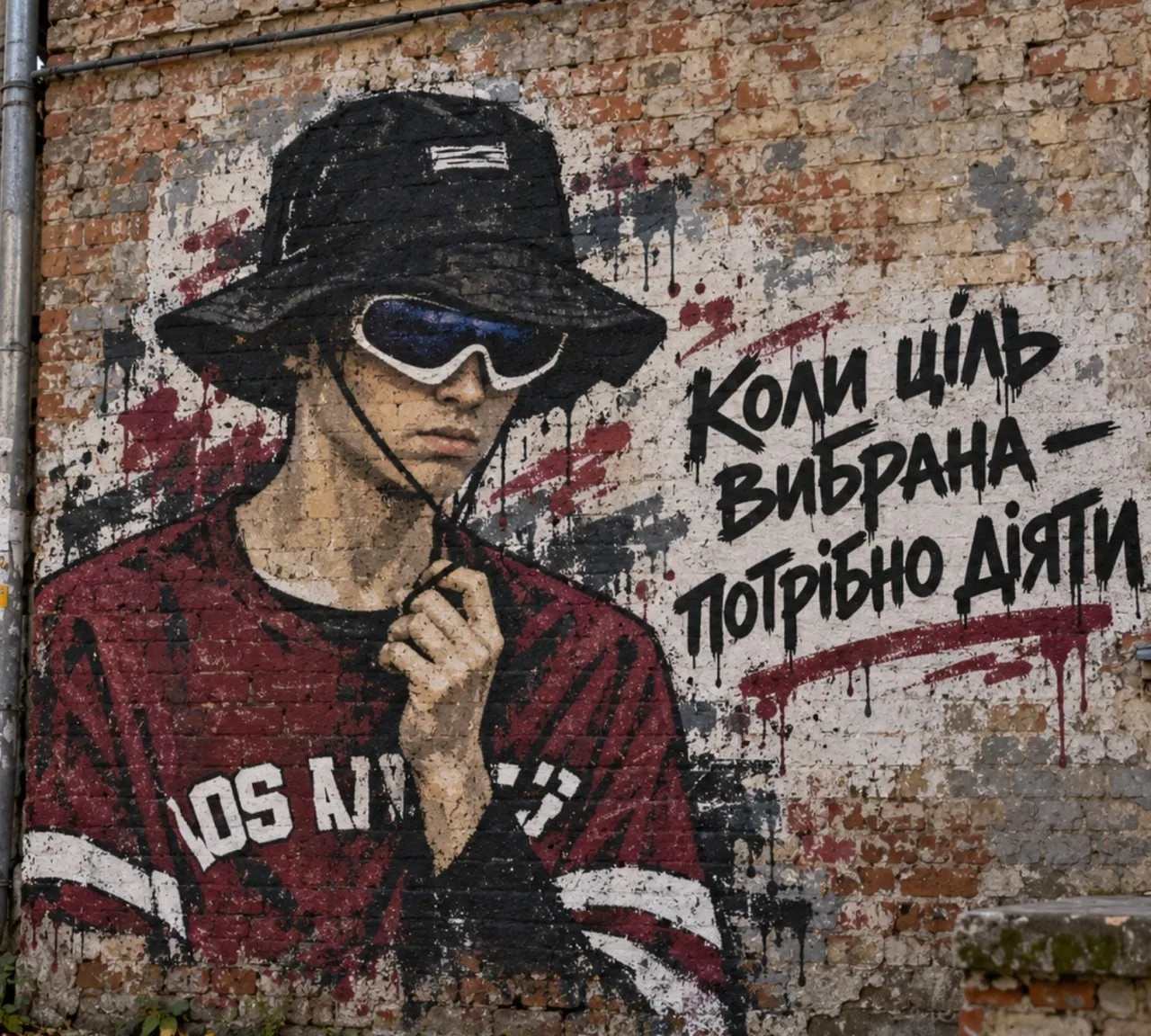 Ночью во Львове появилось граффити в поддержку осужденного на пожизненное Зинченко, кот...
