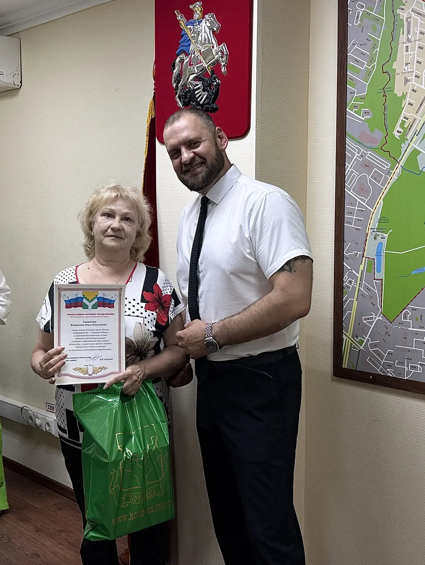 РАБОЧАЯ ВСТРЕЧА С ОБЩЕСТВЕННЫМИ СОВЕТНИКАМИ

Исполняющий обязанности главы управы района Котловка Ал