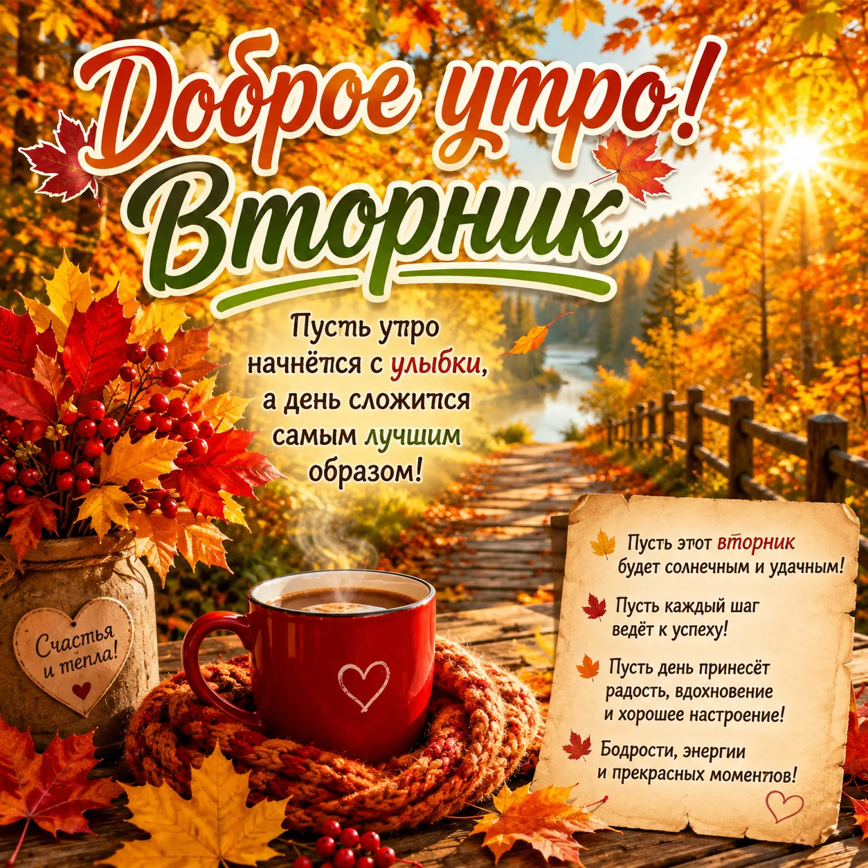 🍂 Доброе осеннее утро, дорогие друзья!
