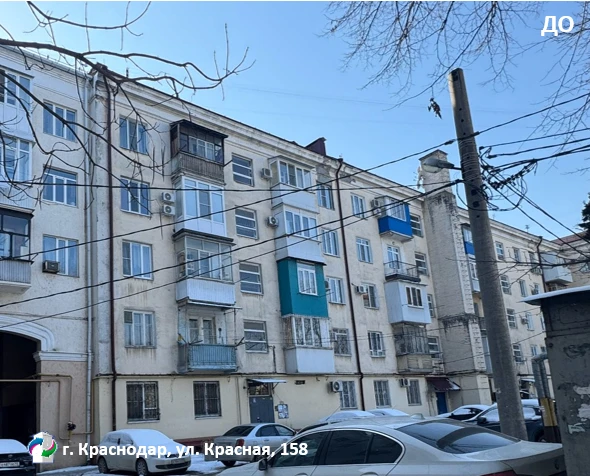 Приводим в порядок фасад дома №158 по ул. Красной в Краснодаре.
