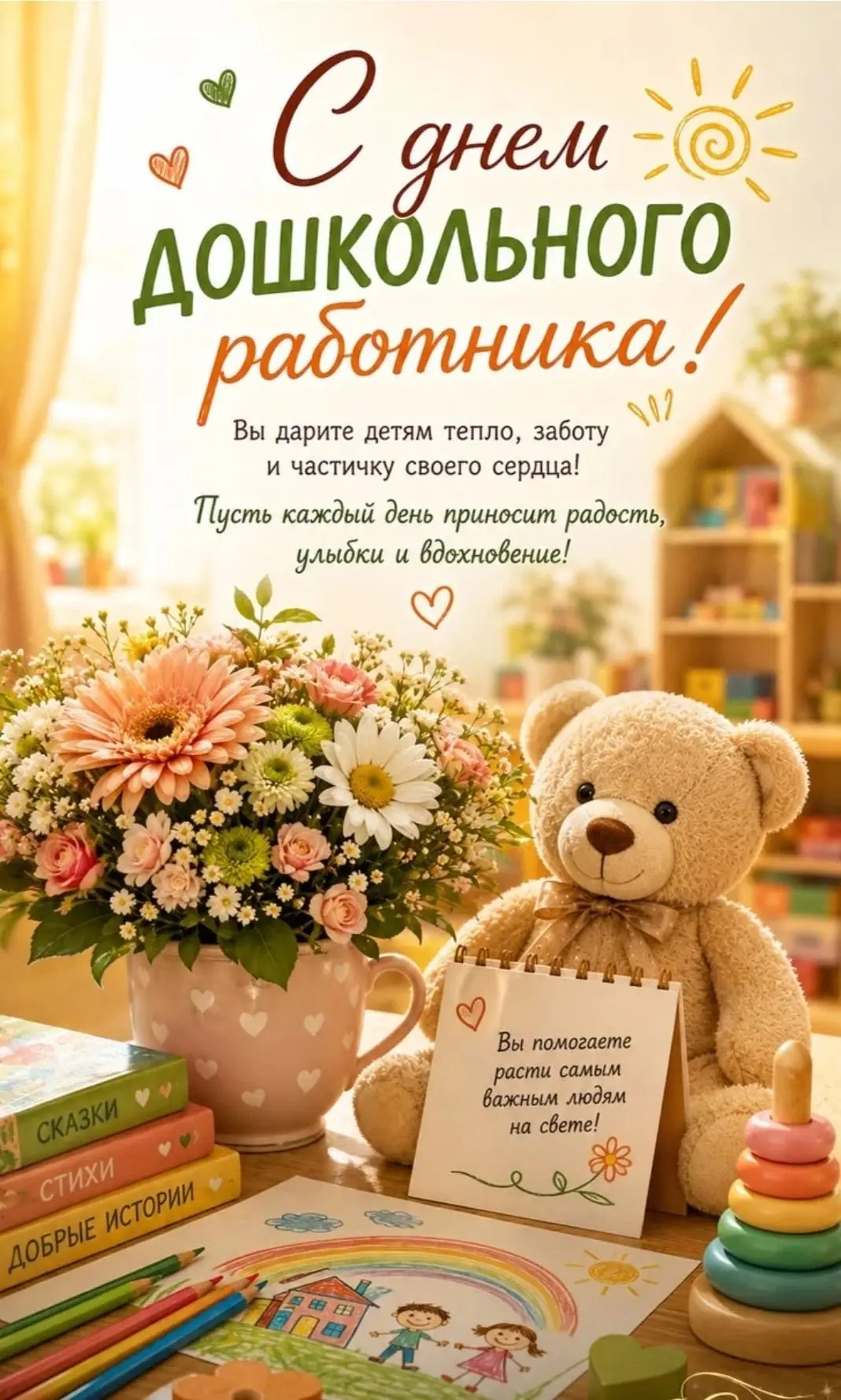 СЕГОДНЯ 27 СЕНТЯБРЯ ДЕНЬ ДОШКОЛЬНОГО РАБОТНИКА!!