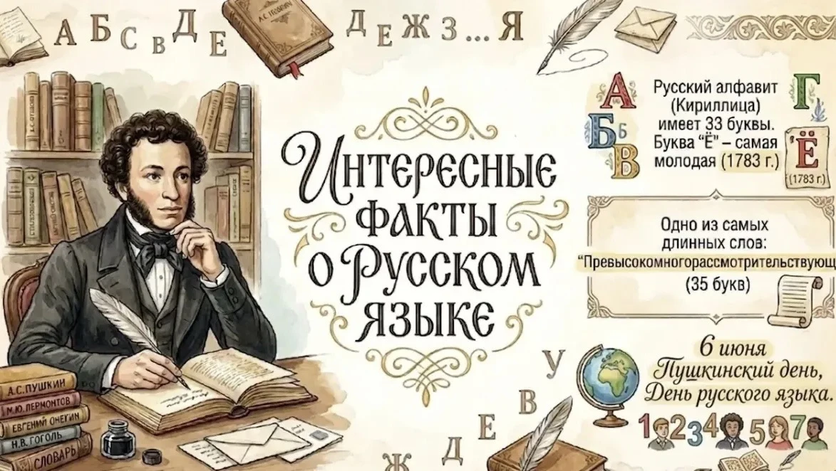 6 июня — День русского языка, Пушкинский день 📚