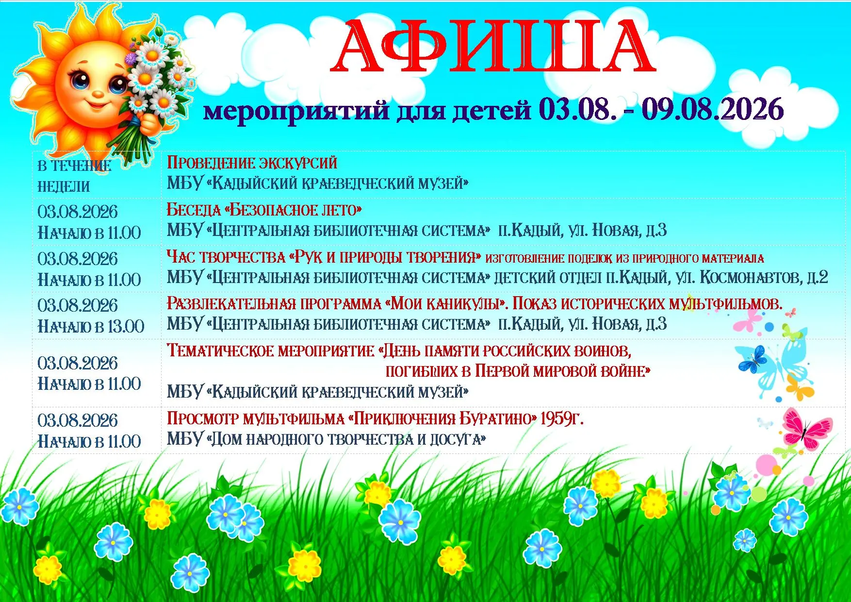 Медиа публикации