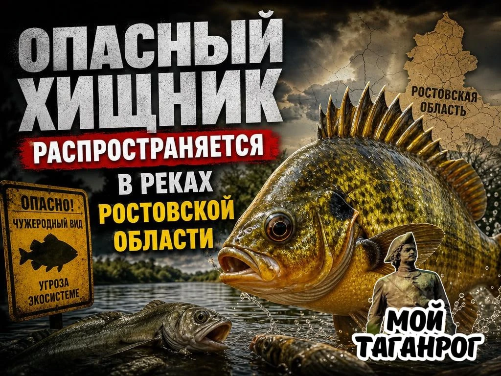 Опасный хищник распространяется в реках Ростовской области  В водоёмах Ростовской области активно ра