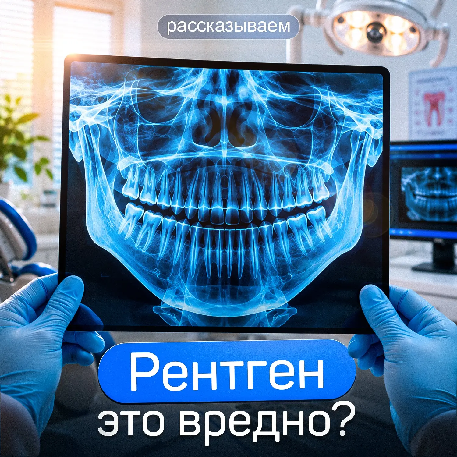А рентген — это разве не вредно?