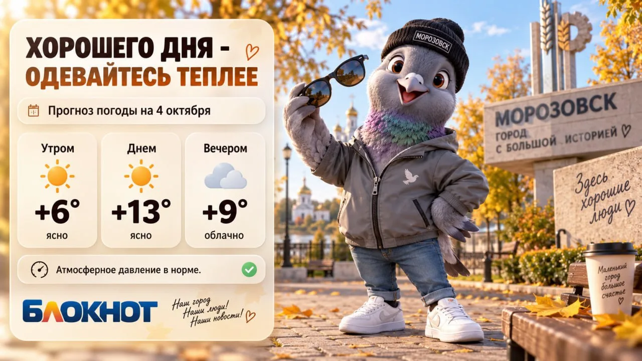 Одевайтесь теплее: прогноз погоды на 4 октября
