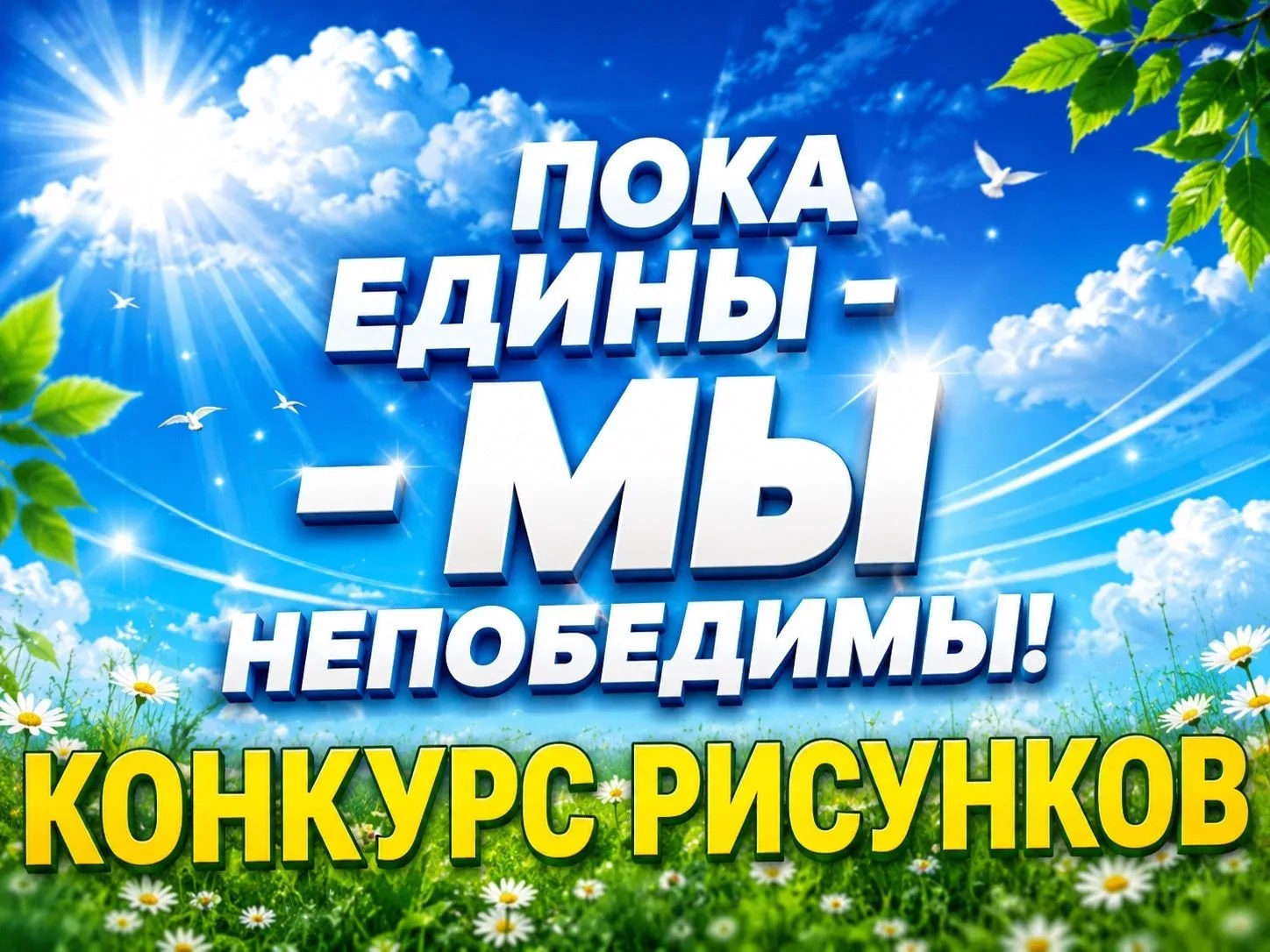 Краевой онлайн-конкурс рисунков «Мы едины! Мы непобедимы!»
Друзья, приглашаем юных художников принят