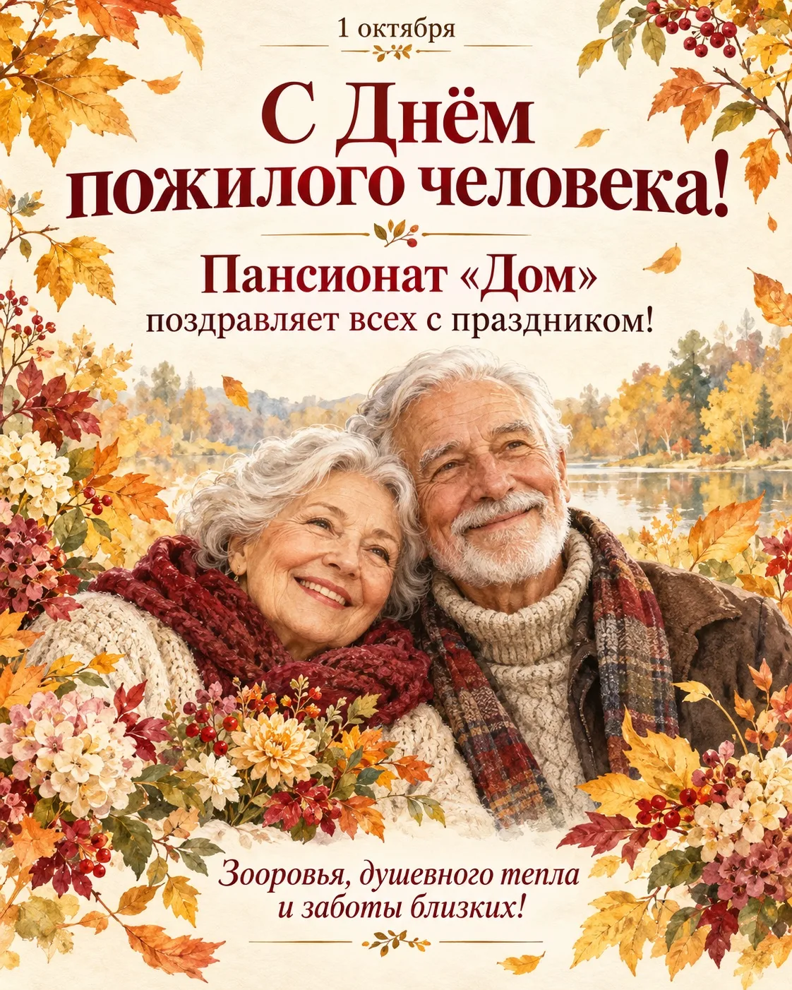 🍂 С Днём пожилого человека!