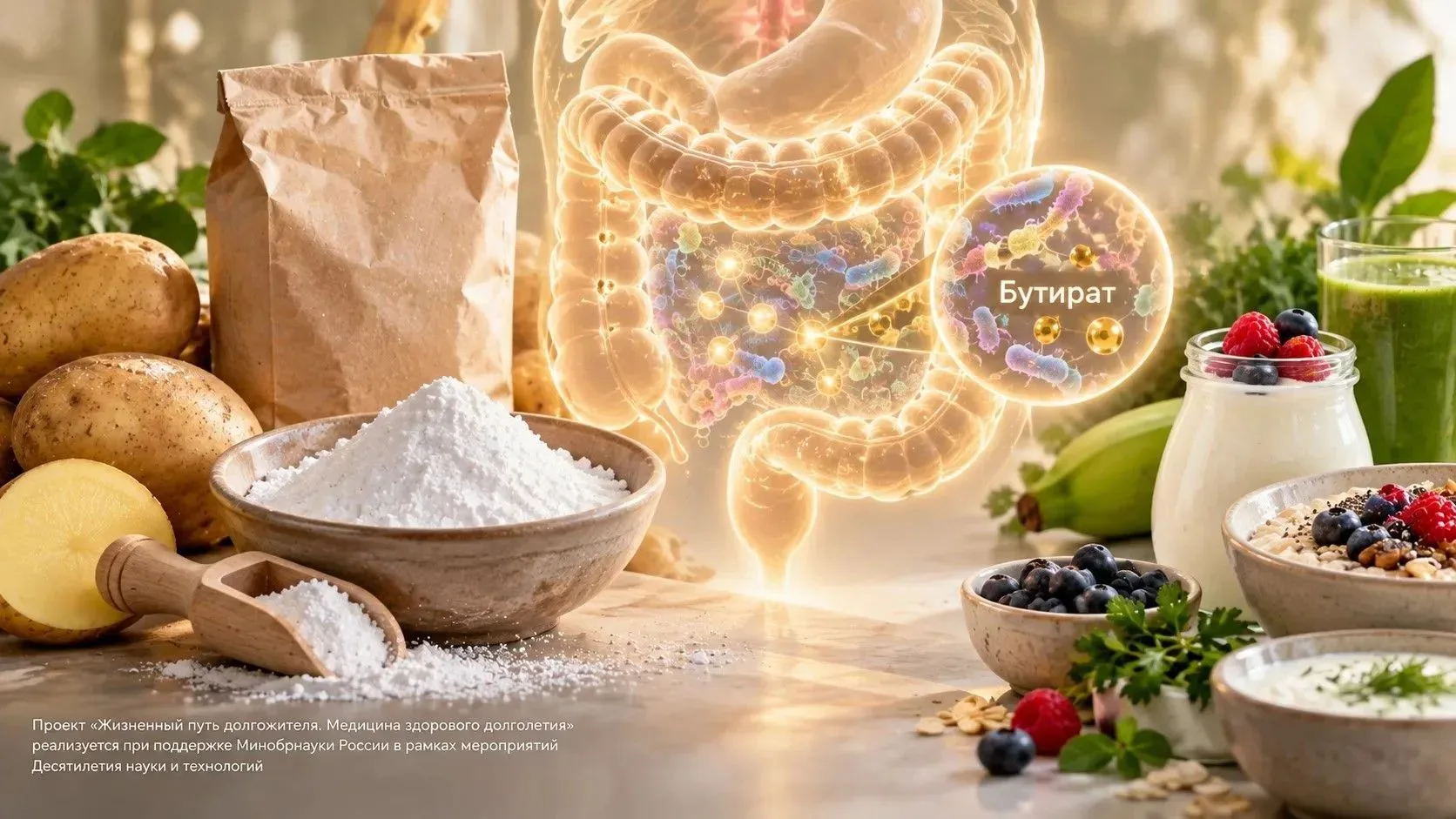 🍽 Продукты с высокой пищевой ценностью: картофельный крахмал