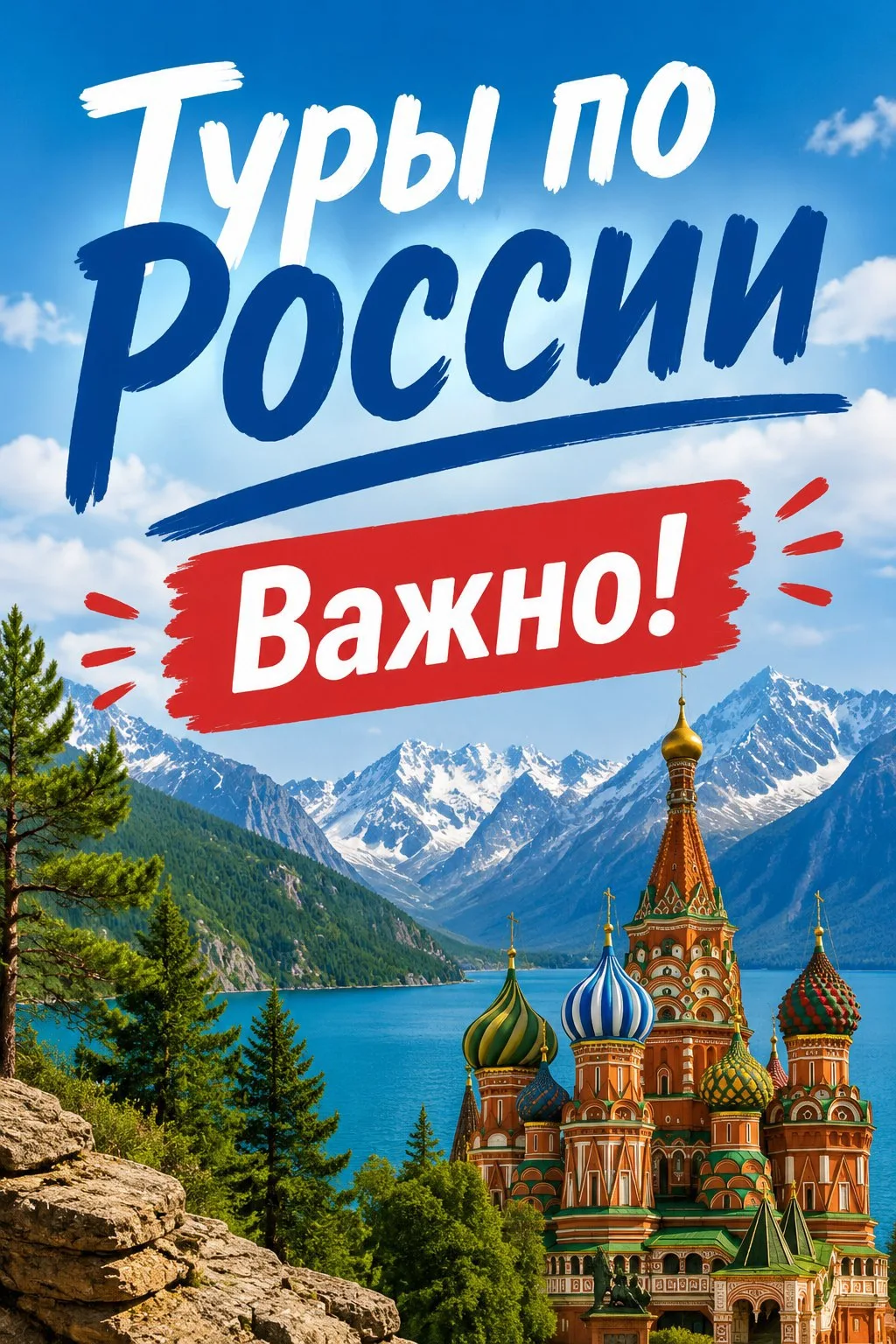 Дорогие друзья! 👋

Хочу поделиться важным обновлением. 
Теперь стоимость подбора тура по России — 1