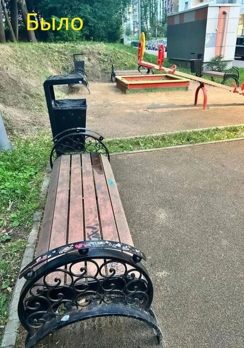 Жилищник района регулярно делится фотоотчётами о текущей работе)) На днях кое-где приве...