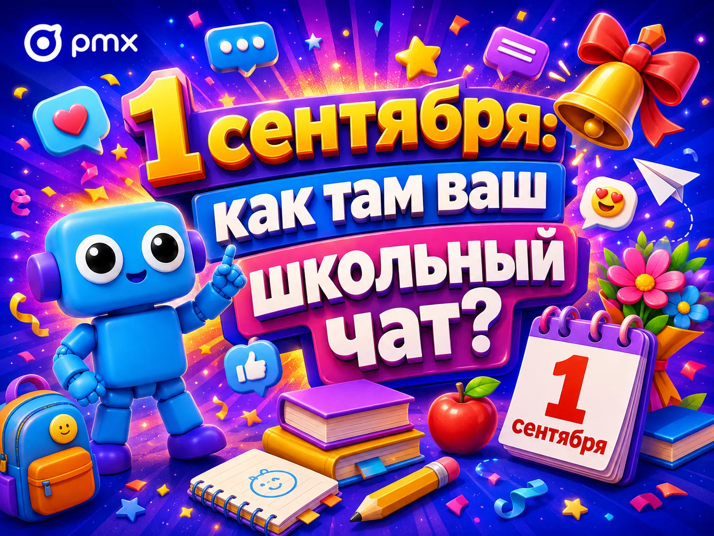 📊  1 сентября: как там ваш школьный чат?