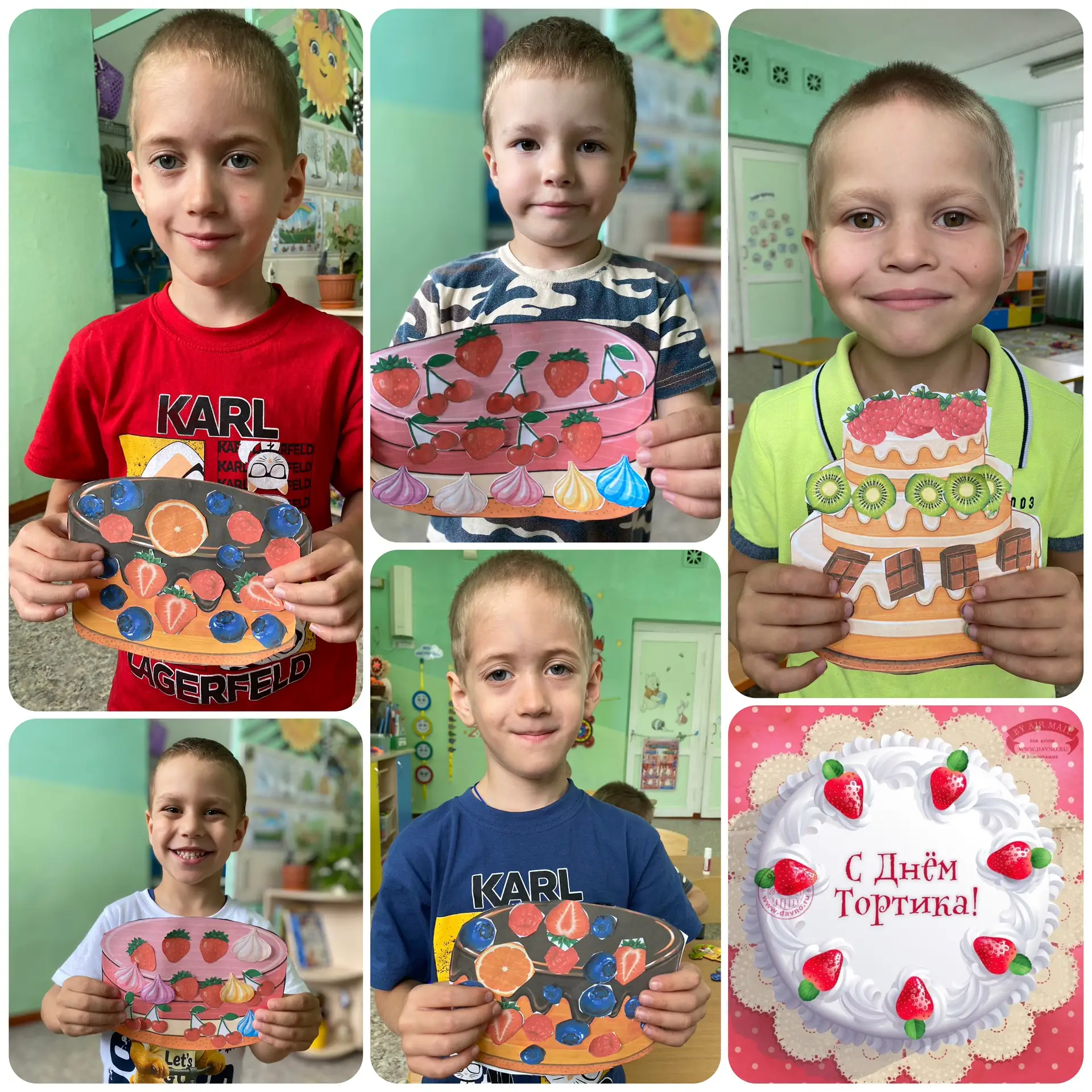 🎂«Кто придумал эту сладость? 
Тортик вкусный детям в радость! 
Хоть руками ешь, хоть ложкой, 
Исчез