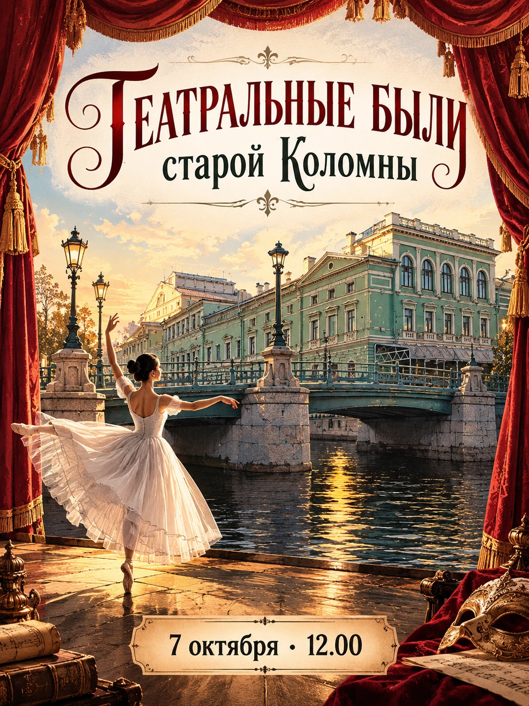 🌿 «Театральные были старой Коломны» - бесплатная экскурсия