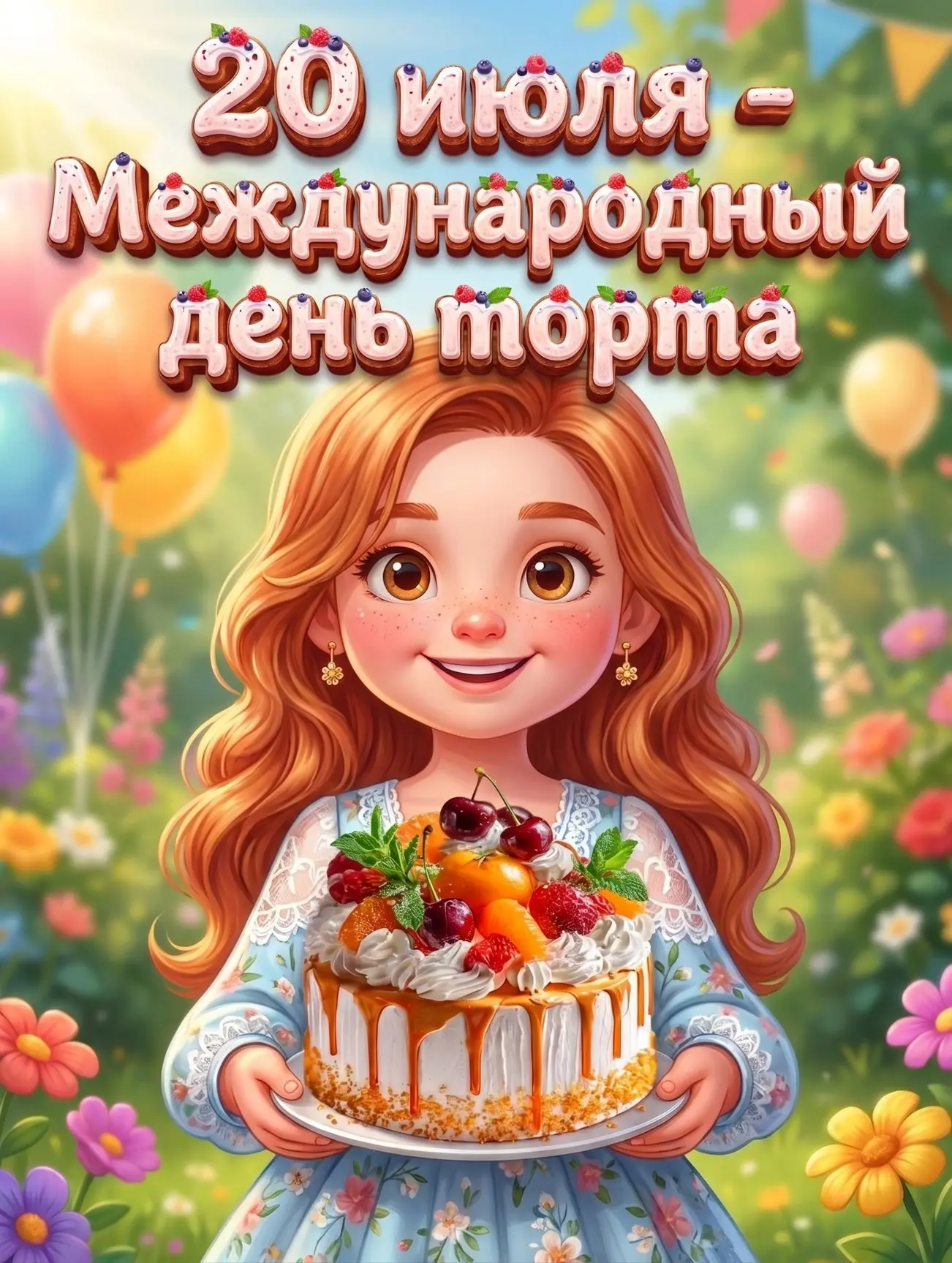 🎂 Самый сладкий праздник лета: 20 июля — Международный день торта!

🍰Сегодня отличный повод отложи