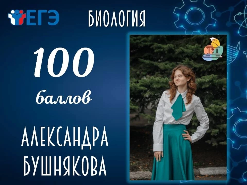 💥 Потрясающий результат Саши! ✨ 100 баллов на ЕГЭ по биологии — это результат твоего упорного труда
