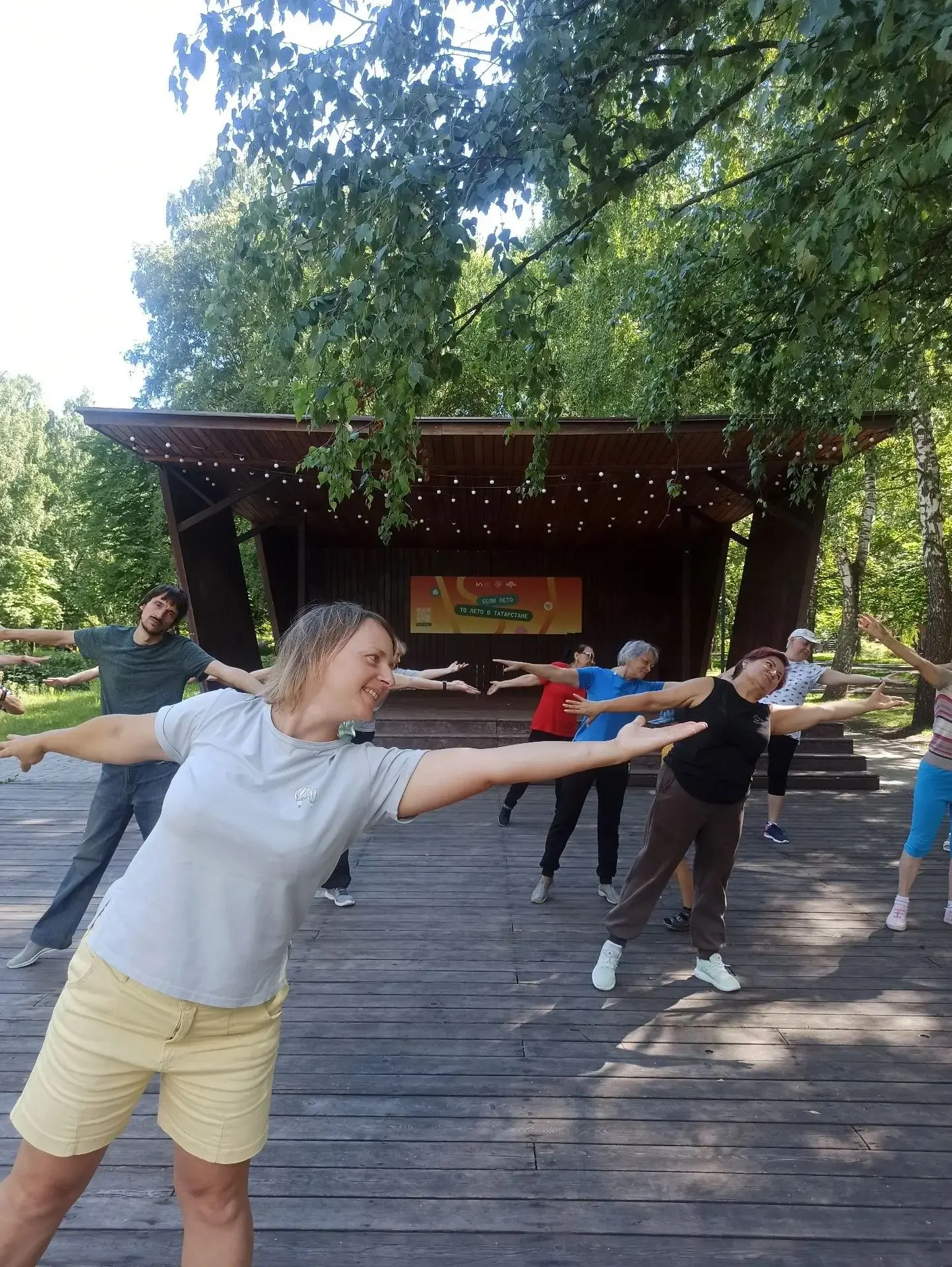 🧘🌿Такие встречи — не просто про движение, а про единение, бодрость духа и счастье от ...