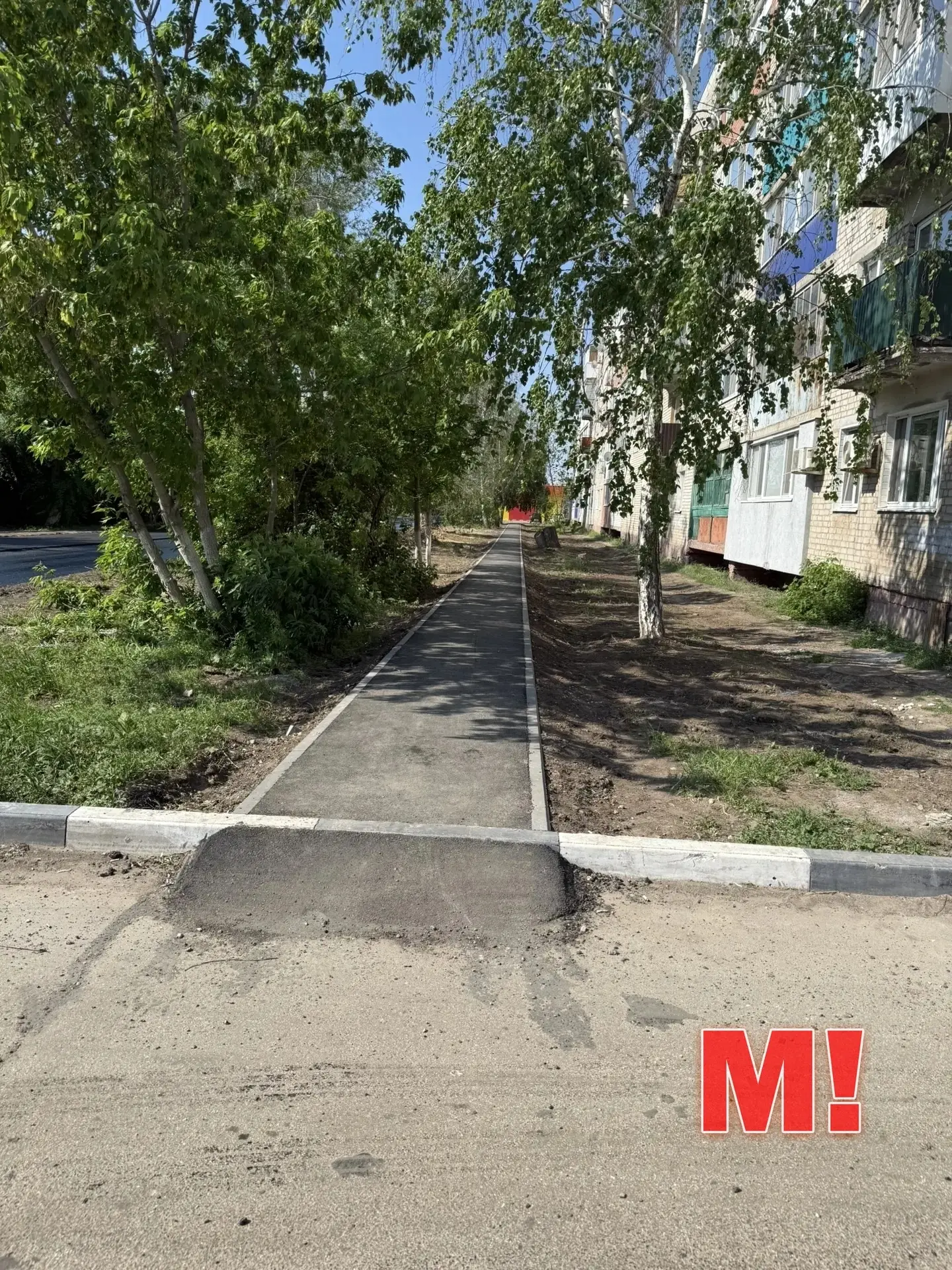 В городе Марксе ведётся ремонт тротуаров   На данный момент работы предусмотрены  на участках: ✅ пр.