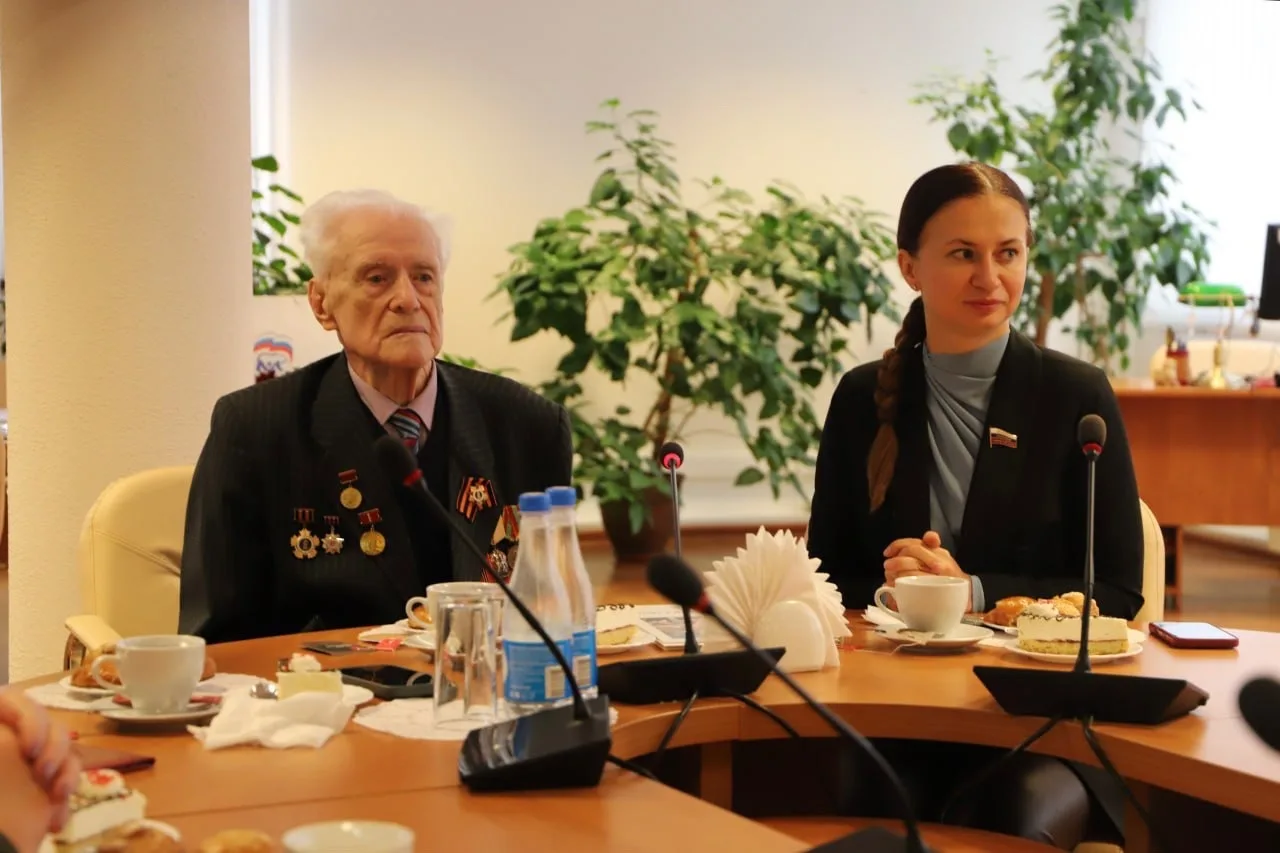 Почётный ветеран Тульского оружейного завода Владимир Владимирович Кошелев отметил 95-л...