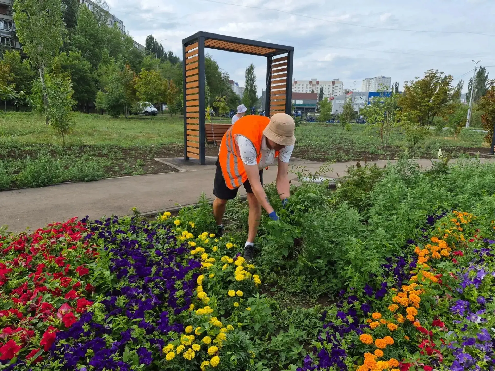 В Ленинском районе продолжаются работы по содержанию зелёных насаждений 🌿

Силами МБУ «Дорстрой» еж